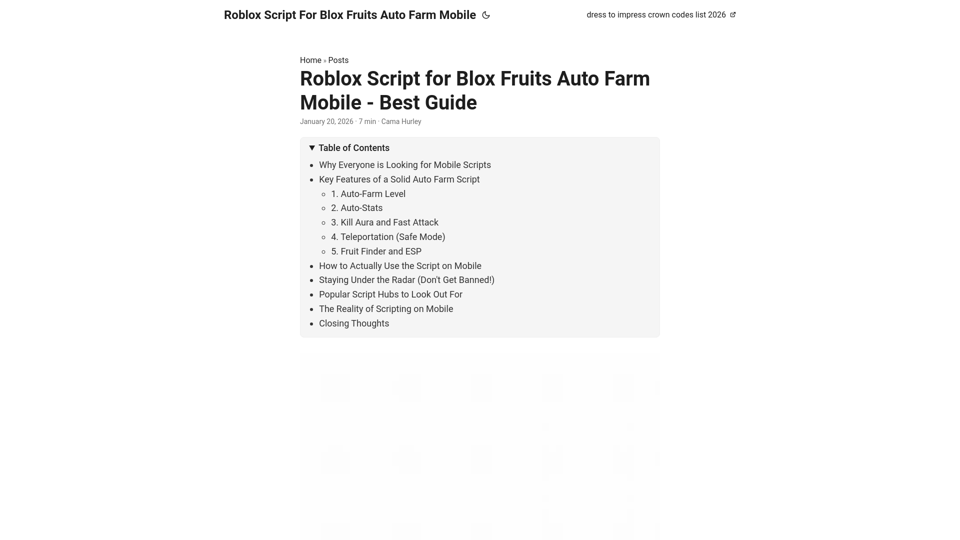 website screenshot of https://robloxscriptforbloxfruitsautofarmmobile.pages.dev/