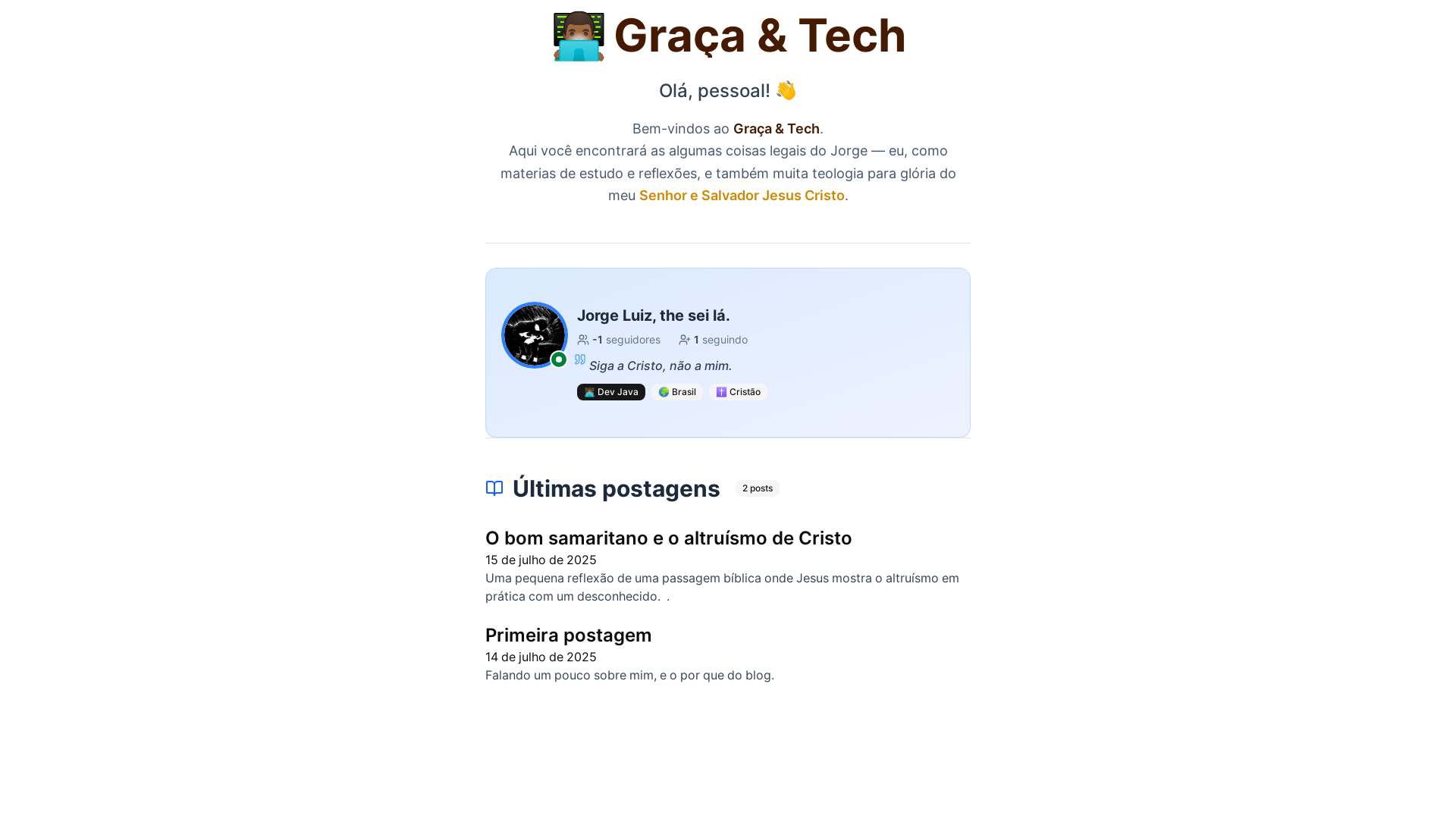 website screenshot of https://graceetech.com.br/