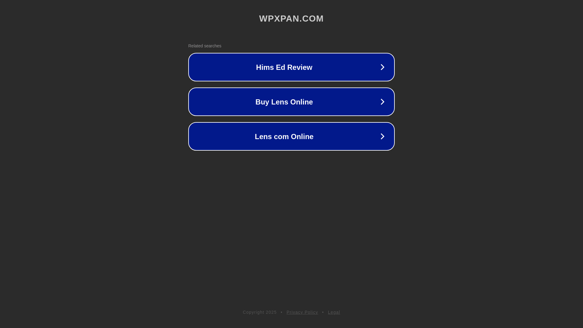 website screenshot of https://wpxpan.com/