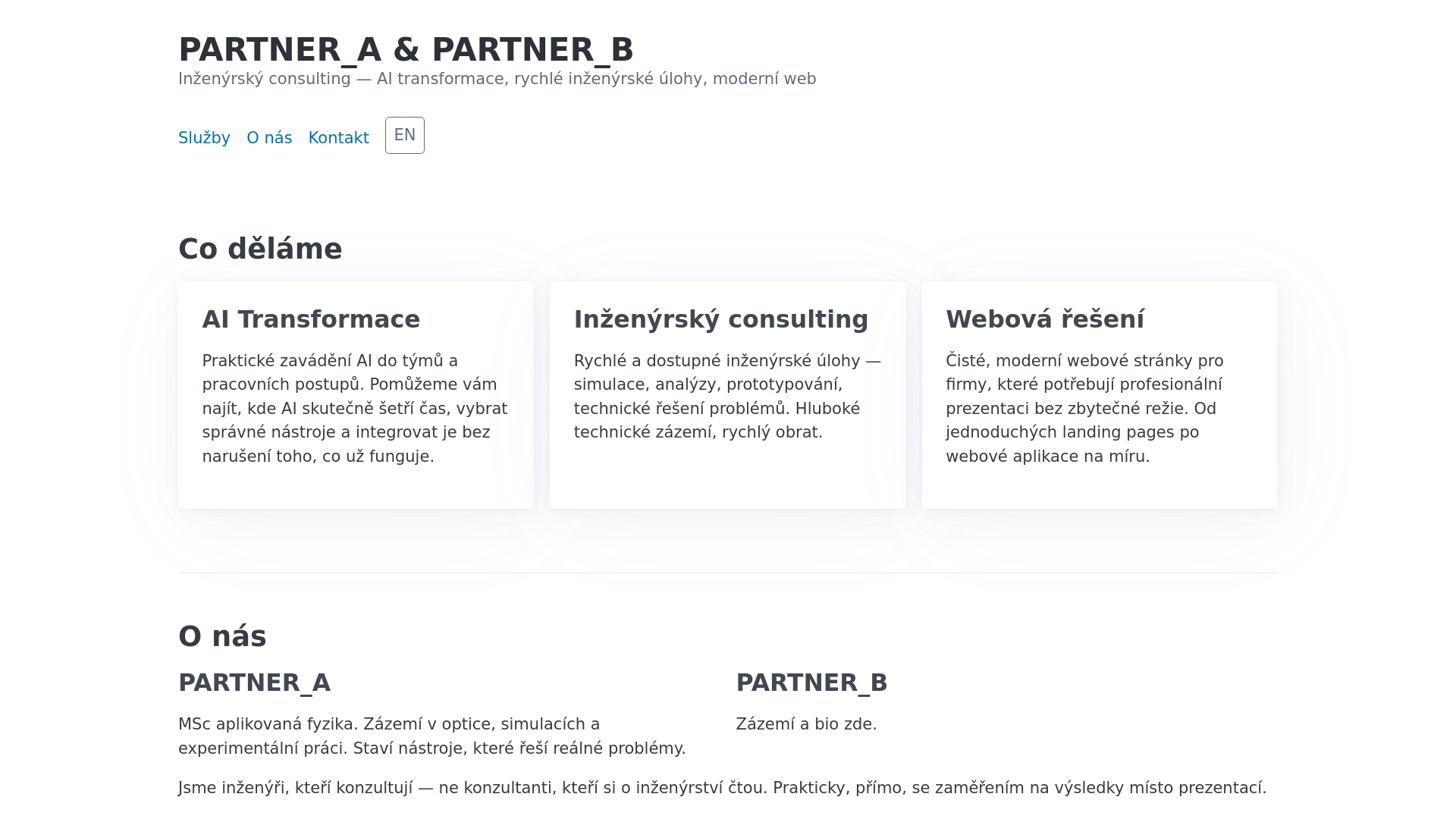 website screenshot of https://leku-consulting.pages.dev/