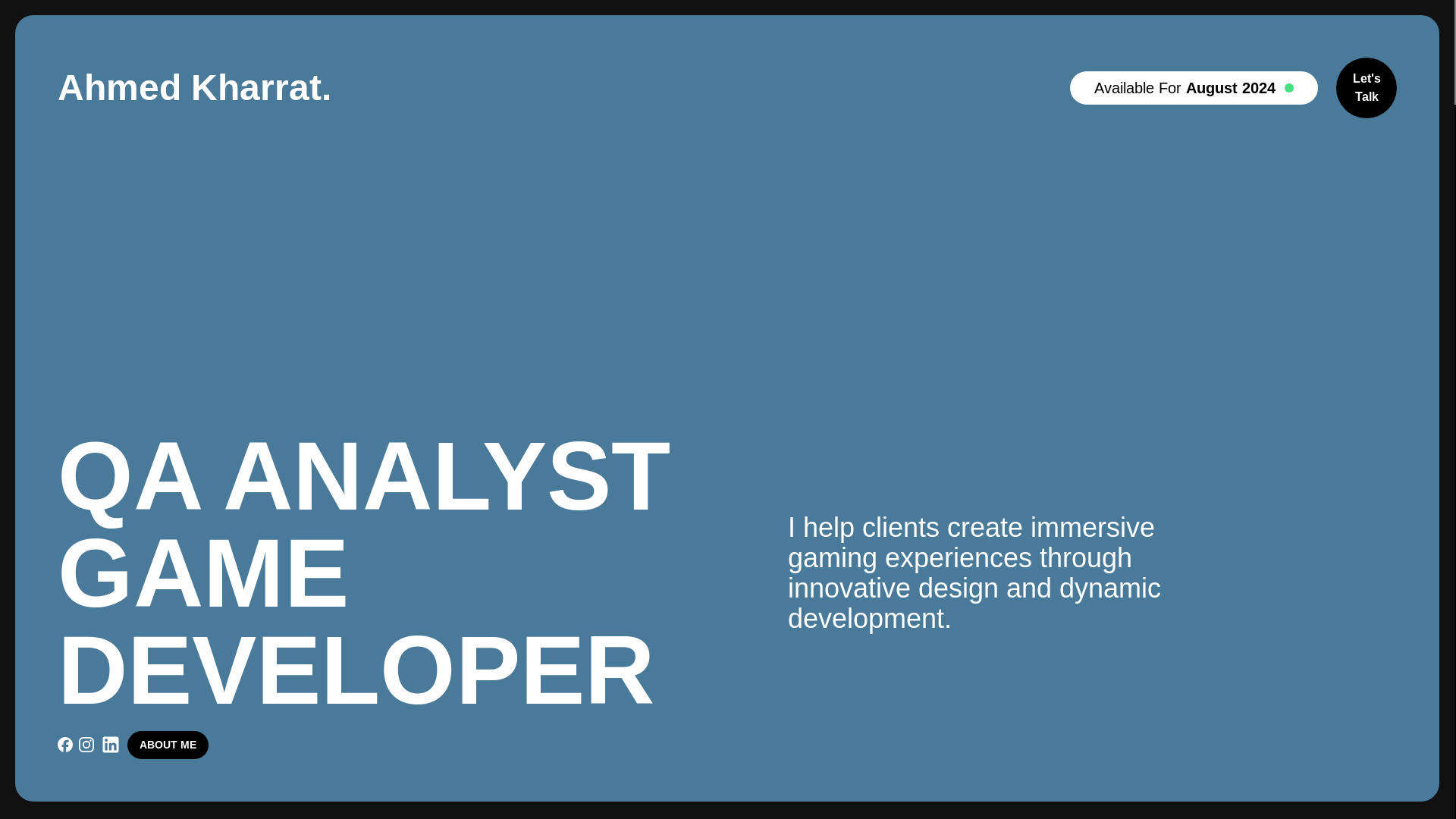 website screenshot of https://ahmed-kharrat-v1.pages.dev/