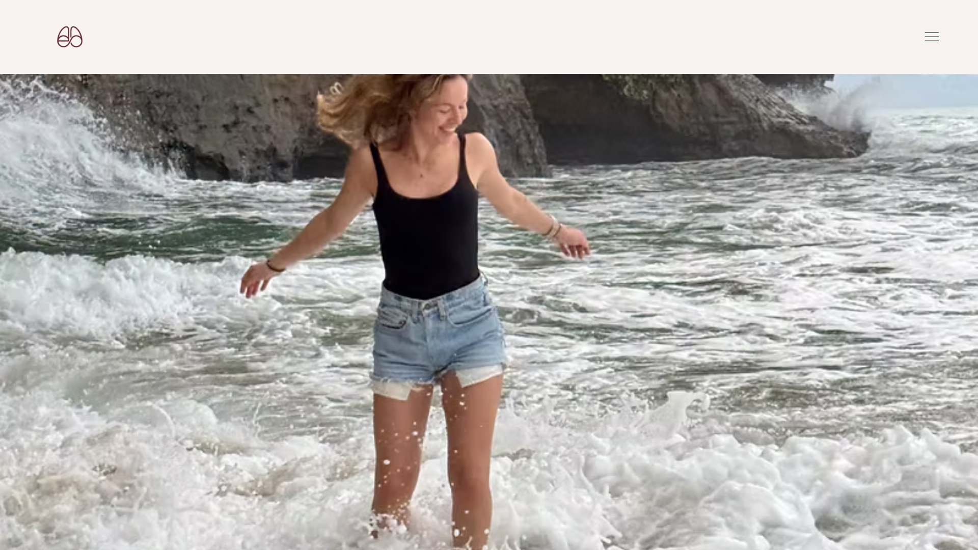 website screenshot of https://exhale-backtobreath.com/