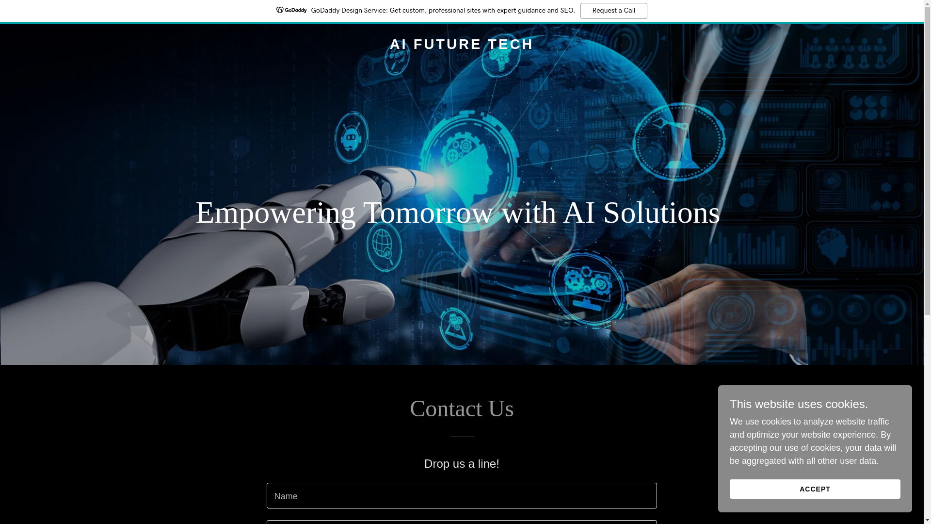 website screenshot of https://aifuturetech.ai/
