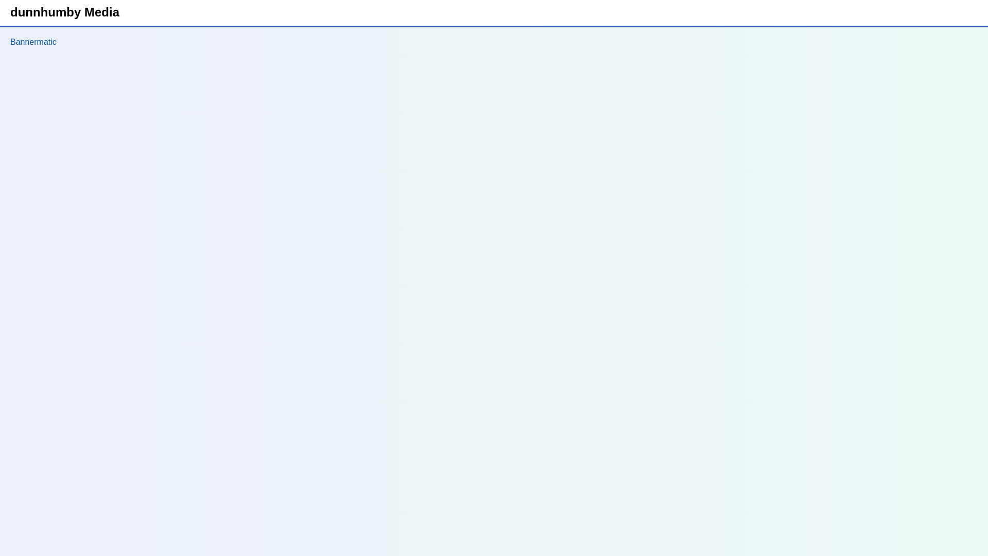 website screenshot of https://bannermatic.pages.dev/