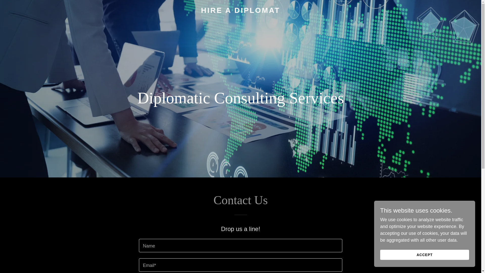 website screenshot of https://hireadiplomat.com/