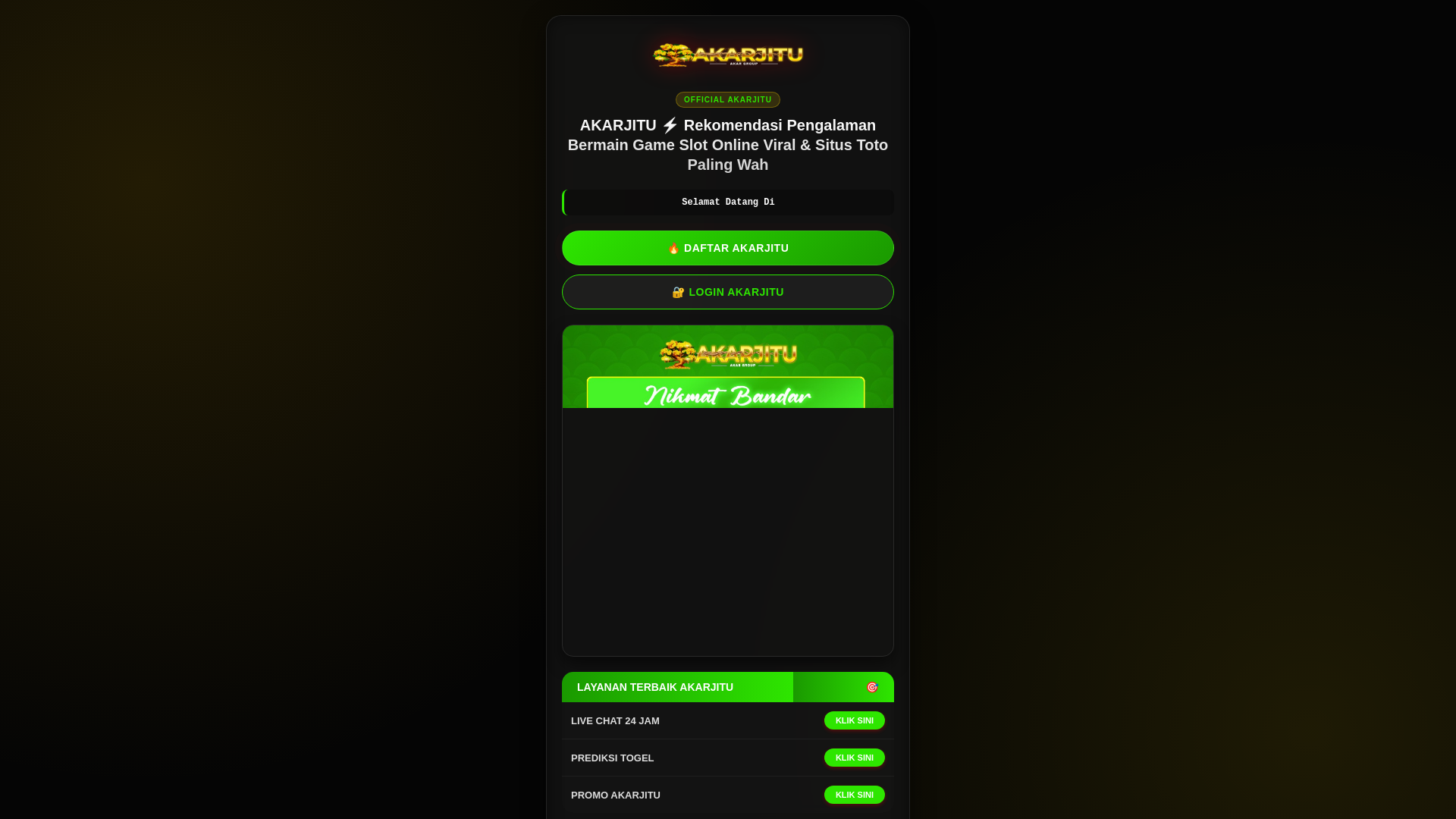 website screenshot of https://akarmanis.pages.dev/