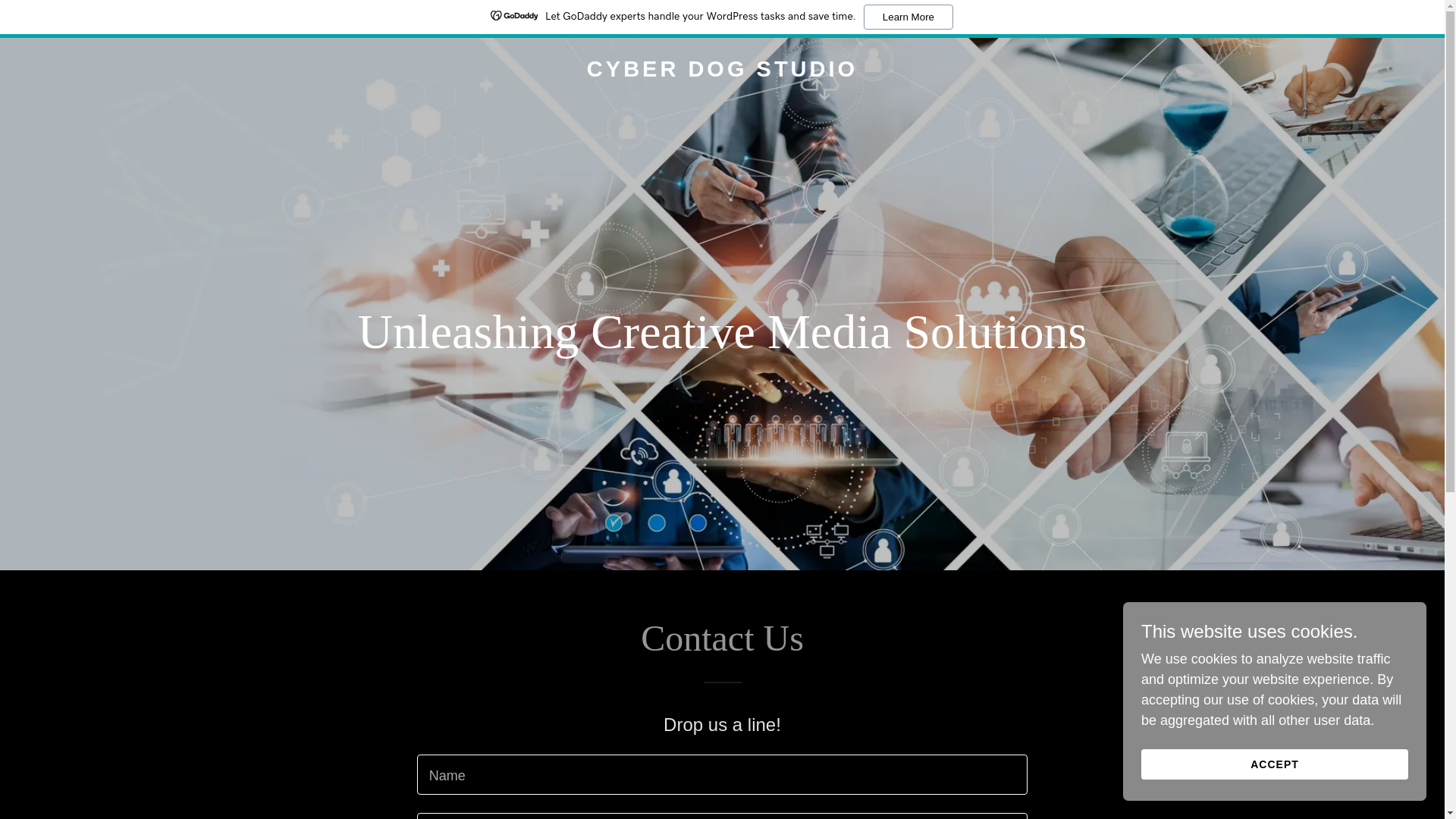 website screenshot of https://cyberdogstudio.com/