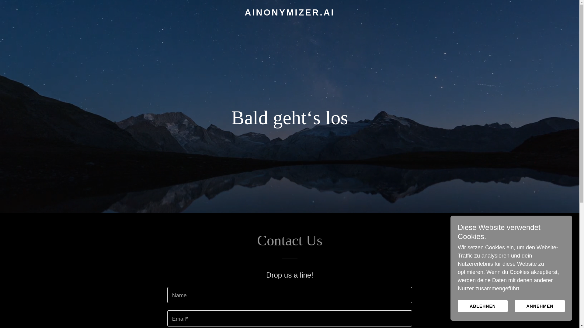 website screenshot of https://ainonymizer.ai/