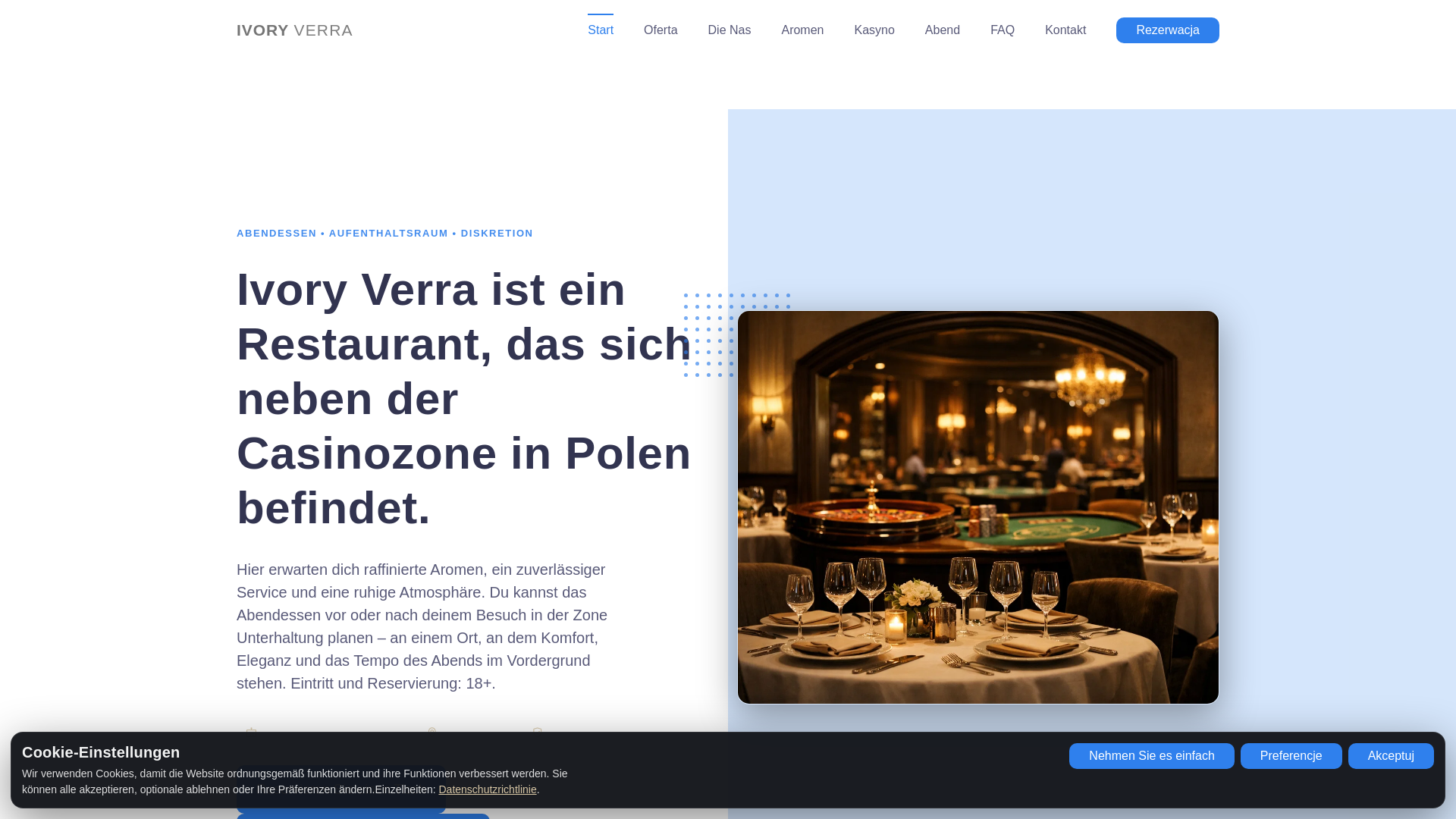 website screenshot of https://ivoryverra.com/
