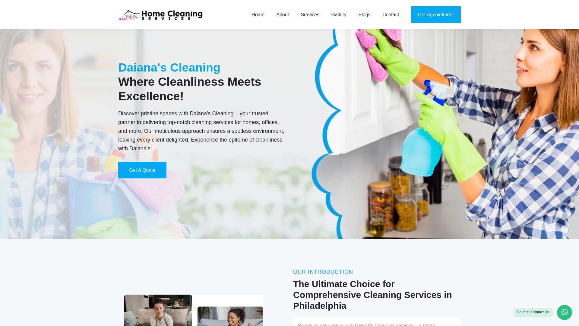 website screenshot of https://clt-daianacleaning-com.pages.dev/