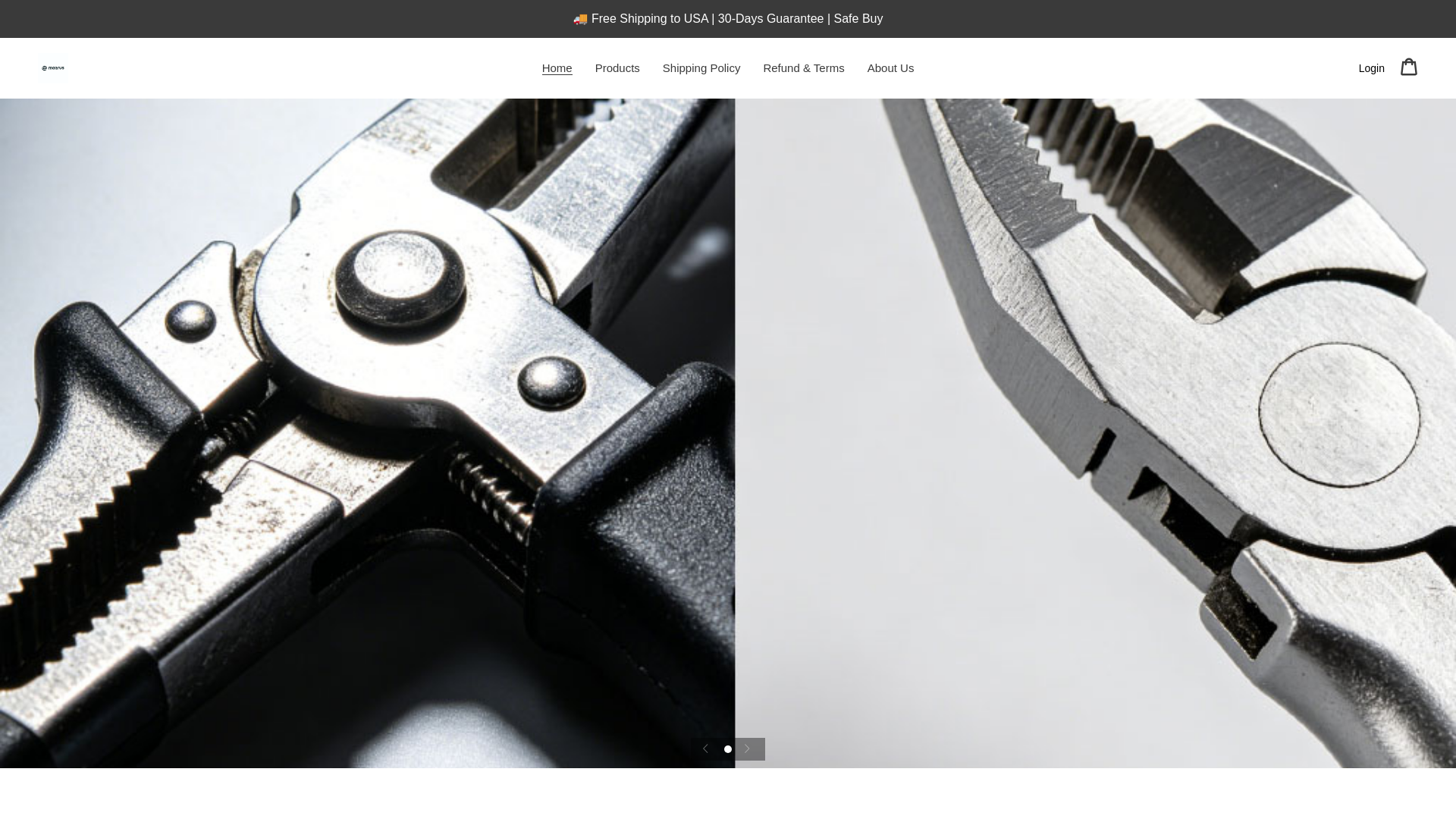 website screenshot of https://maerus-product.shop/