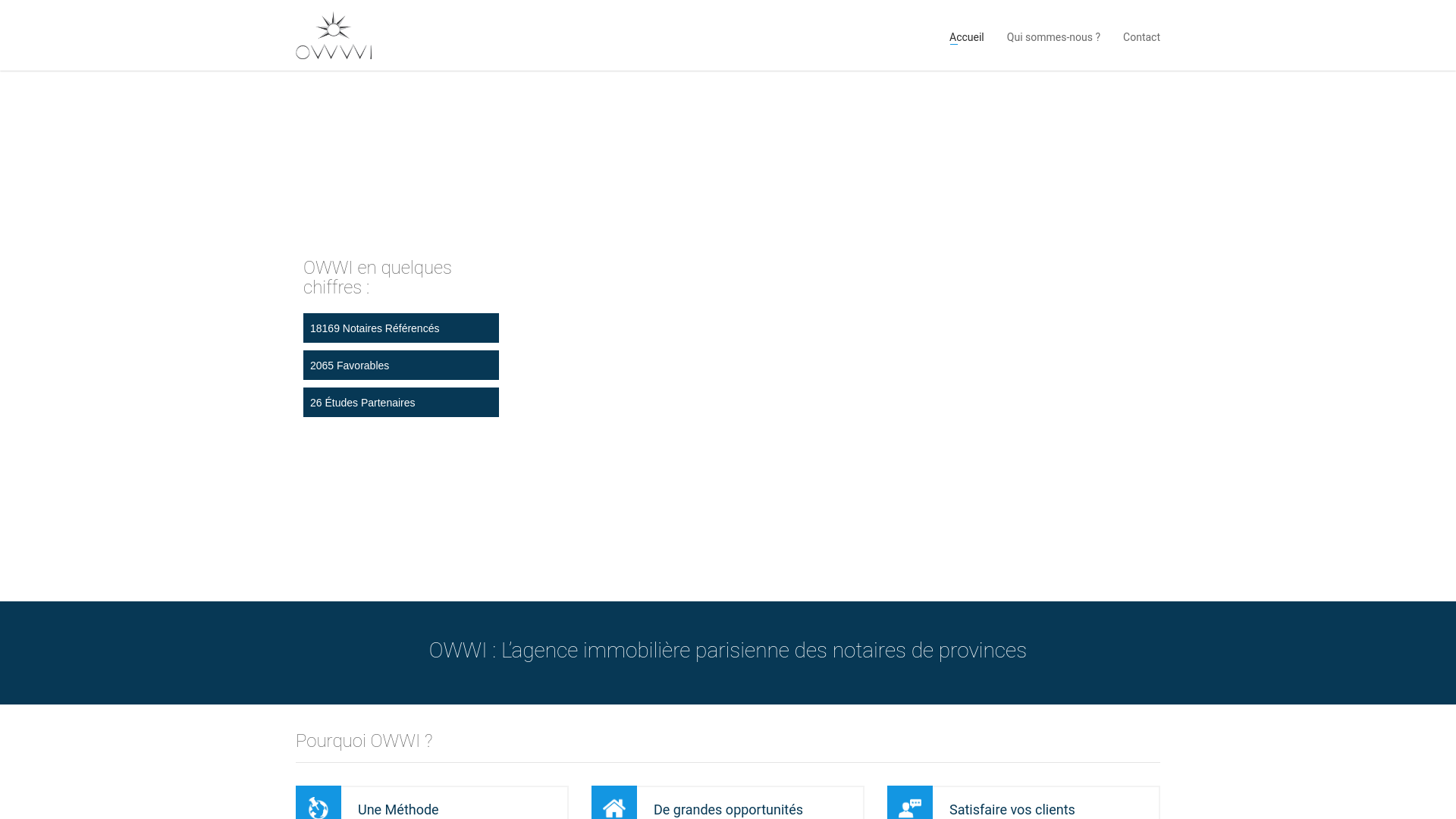 website screenshot of https://agence-owwi.com/