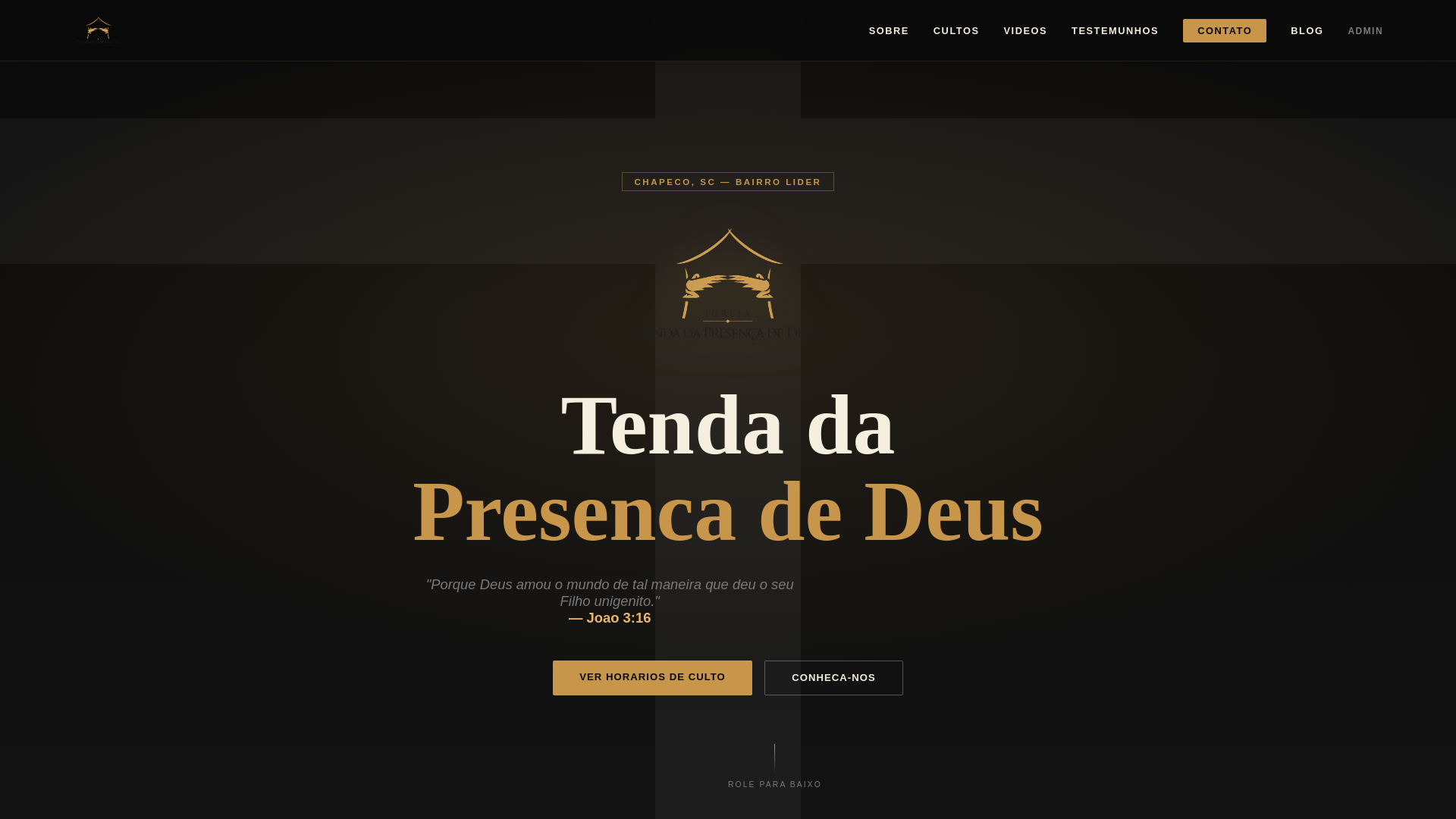 website screenshot of https://tendadapresenca.com.br