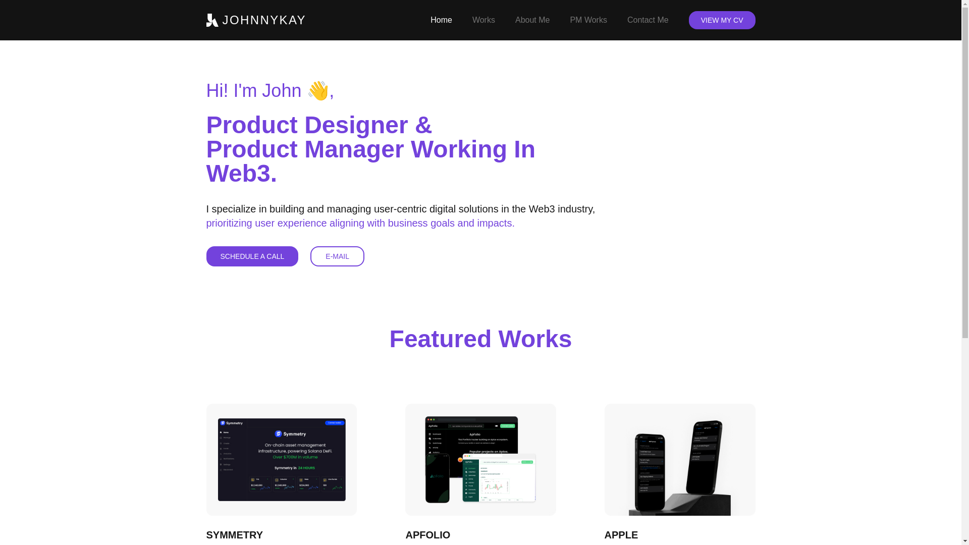 website screenshot of https://johnkayode.pages.dev/