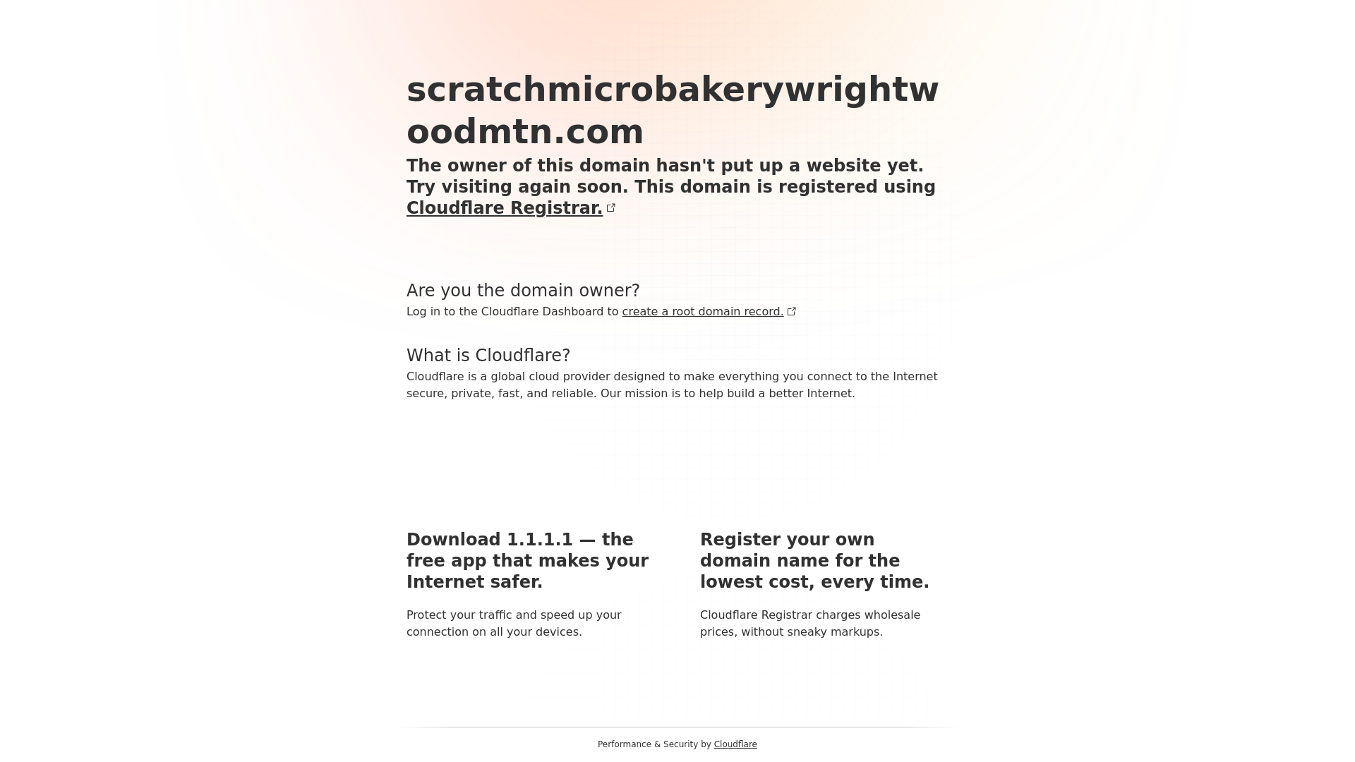 website screenshot of https://scratchmicrobakerywrightwoodmtn.com/