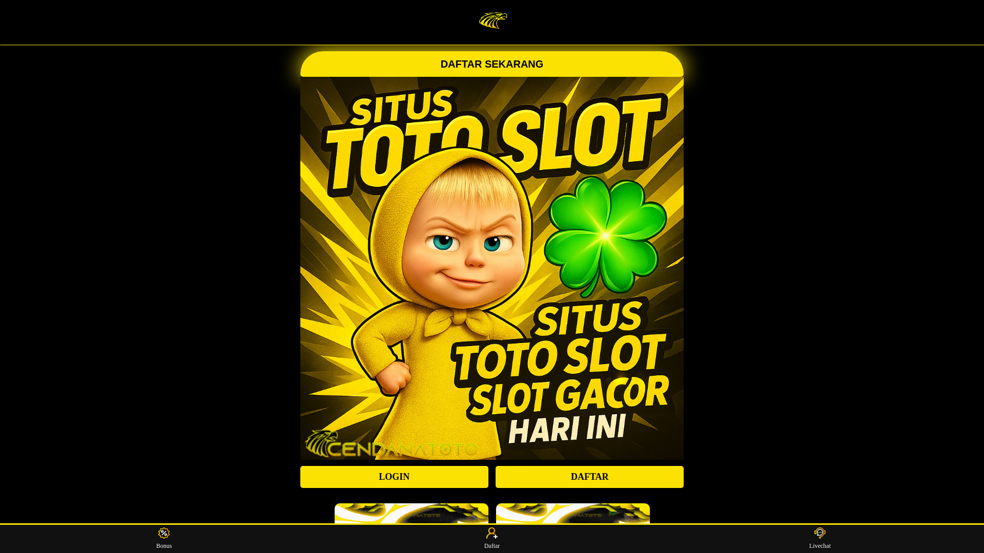 website screenshot of https://dingin-banget.pages.dev/