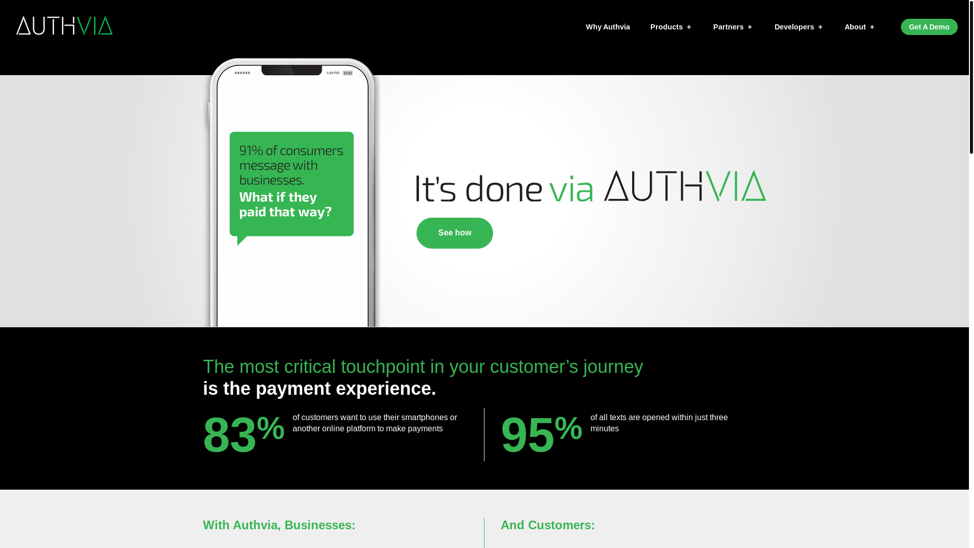 website screenshot of https://useauthviahq.one/