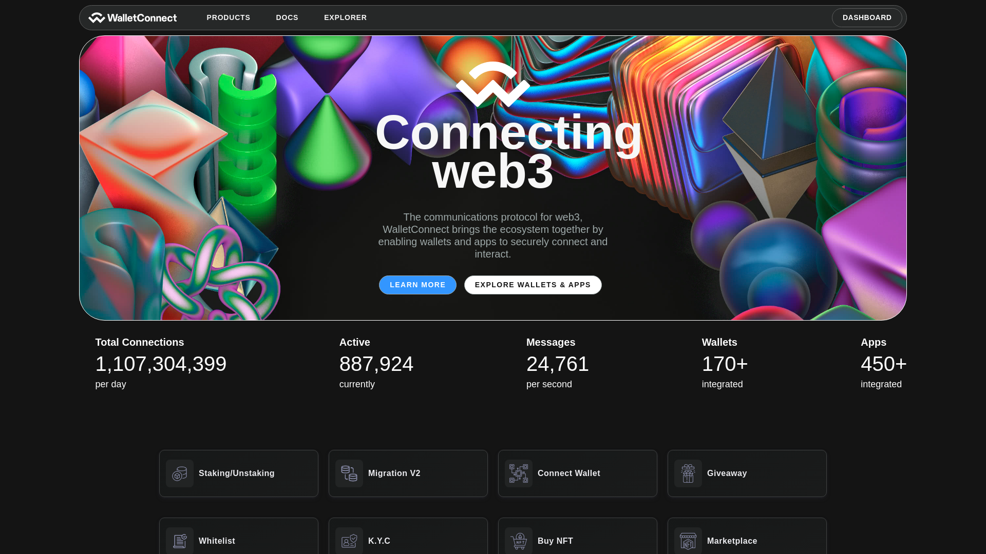 website screenshot of https://dapsexplorer.pages.dev