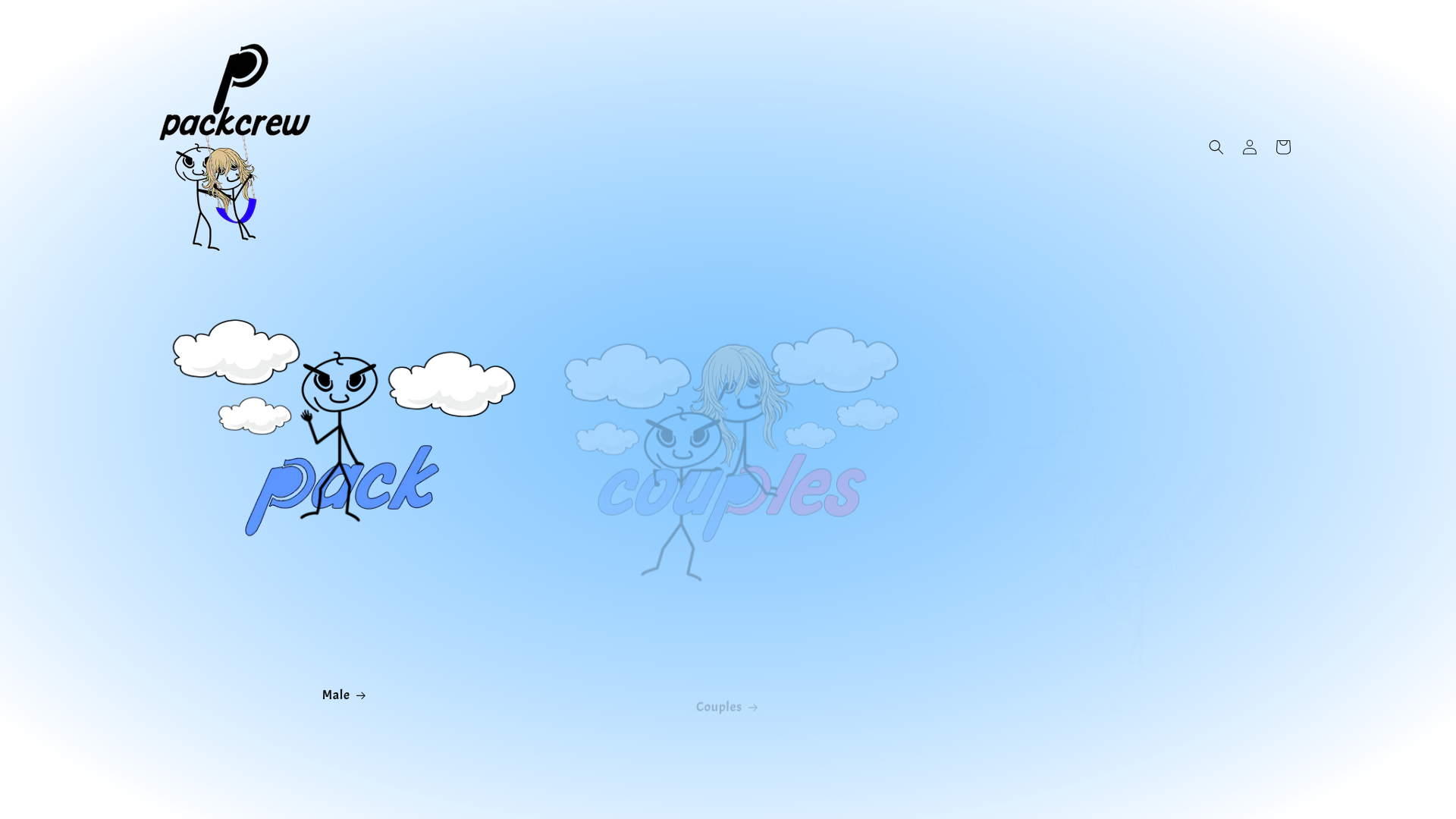 website screenshot of https://packcrewcompany.com/