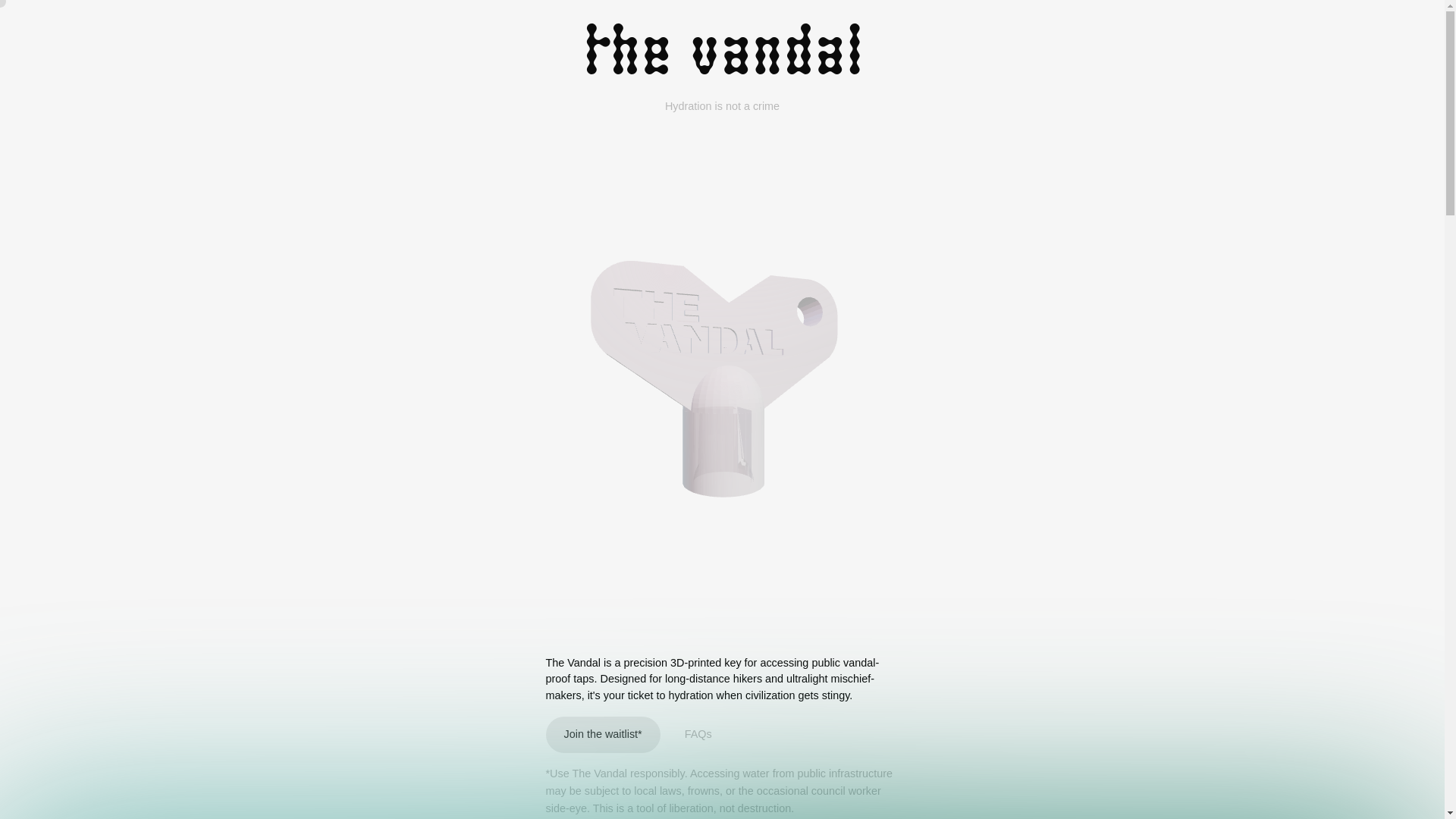 website screenshot of https://vandal-bea.pages.dev/