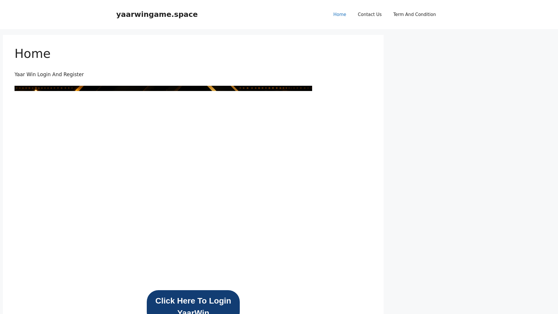 website screenshot of https://yaarwingame.space/