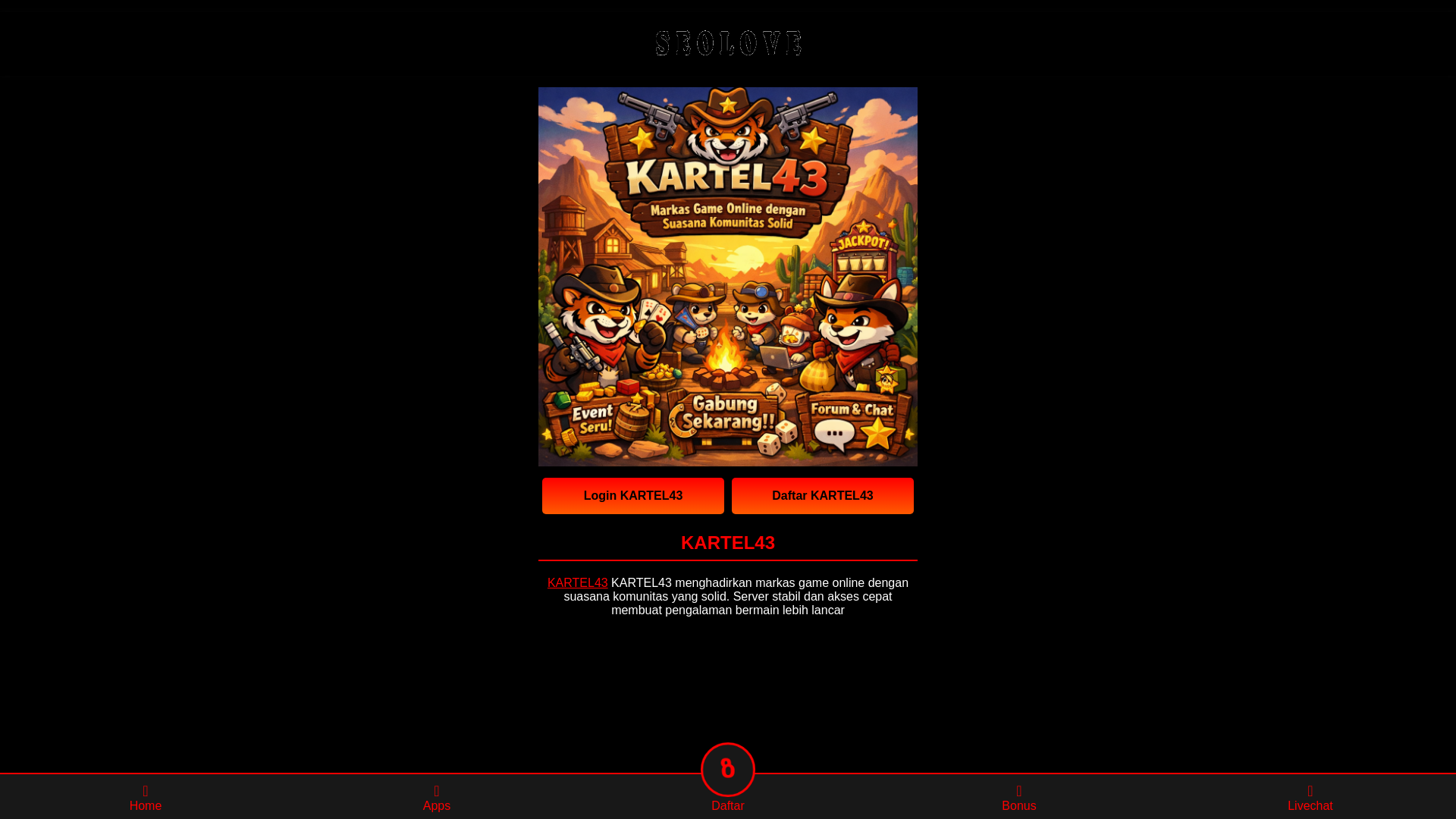 website screenshot of https://kartel43.pages.dev/