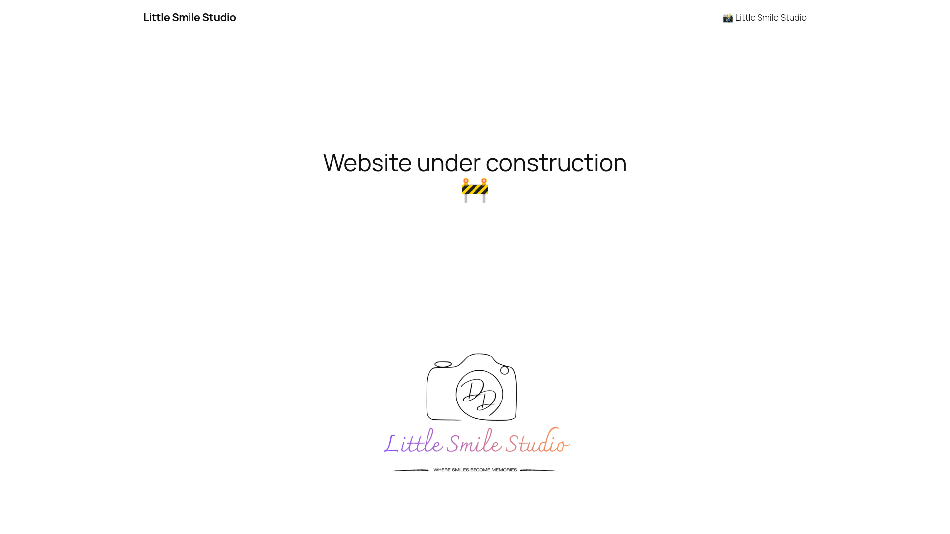 website screenshot of https://littlesmilestudio.nl