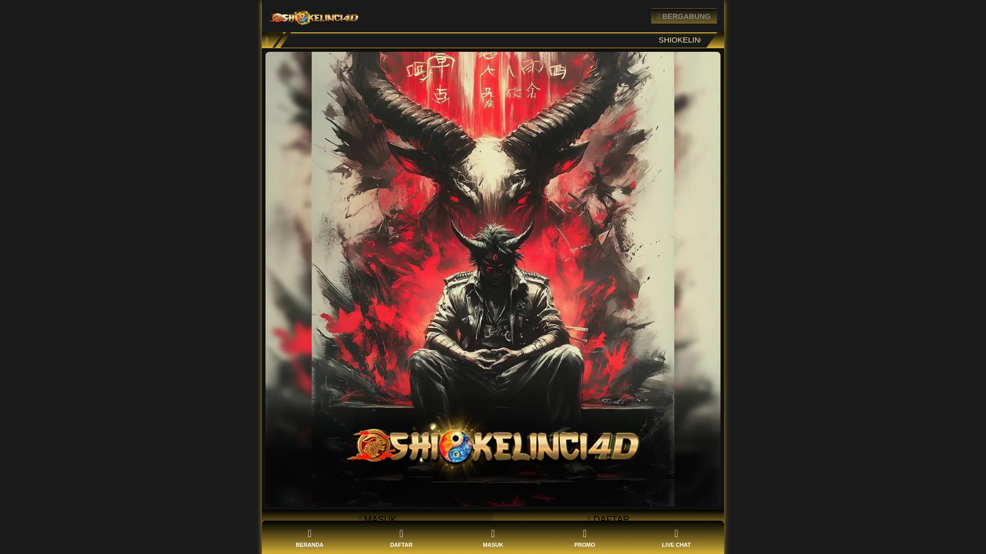 website screenshot of https://shiokelinci4d-slot4d-udpate.pages.dev/