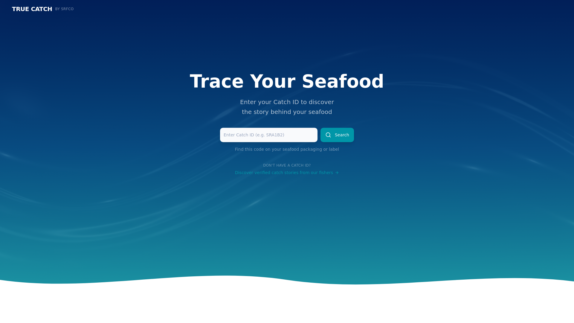 website screenshot of https://truecatch.io/
