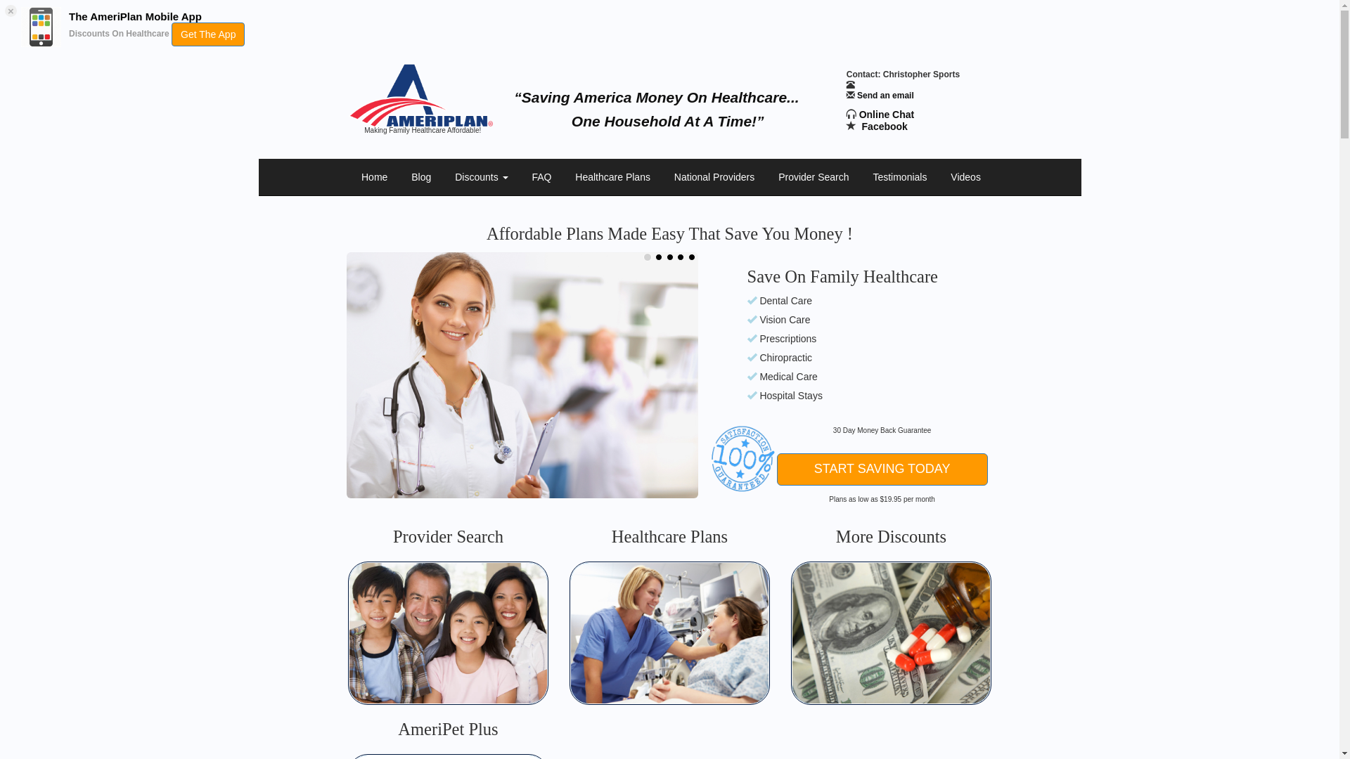 website screenshot of https://careforus.health/