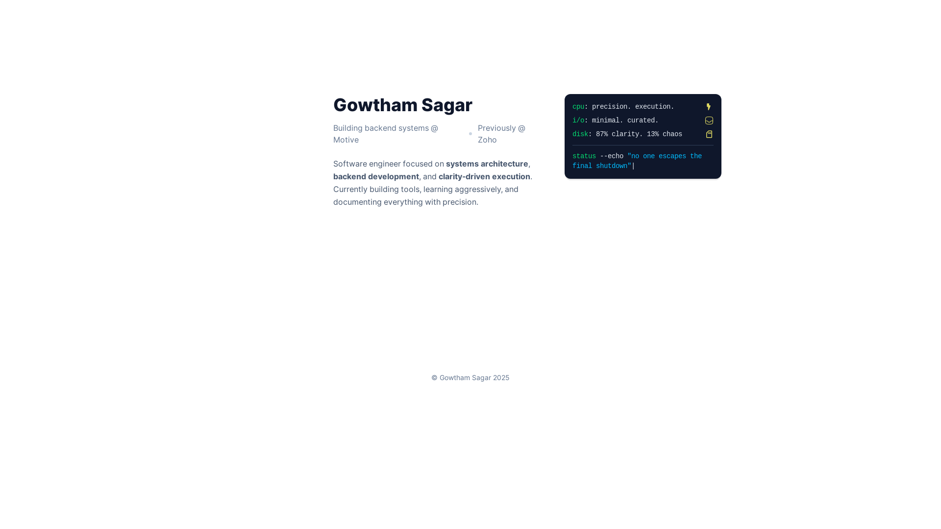 website screenshot of https://gowthamsagar-site.pages.dev/