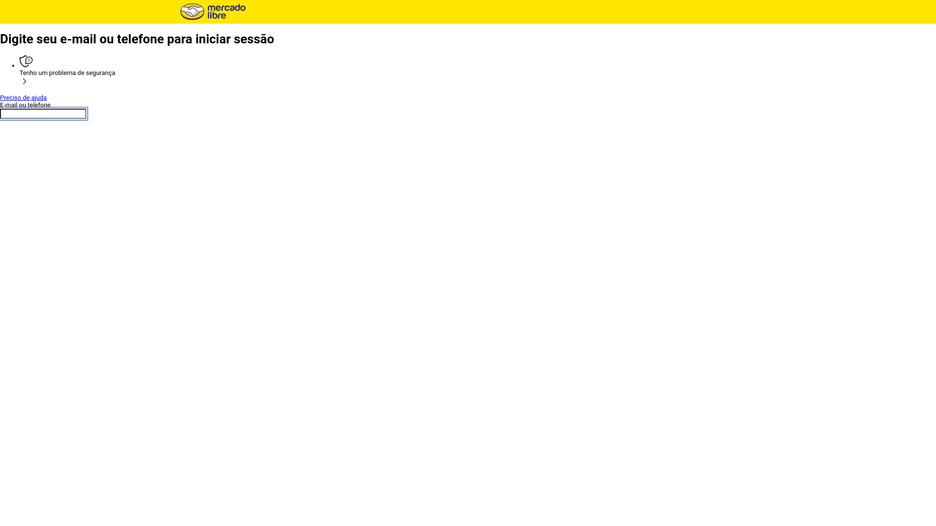 website screenshot of https://places.mercadolivre.com.br