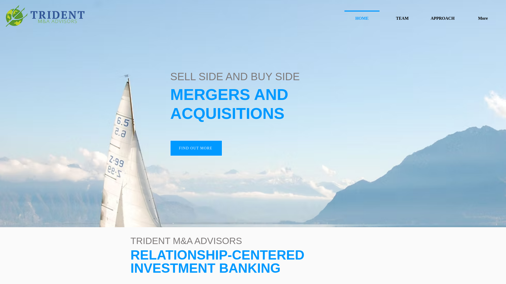 website screenshot of https://contacttridentm-a.com