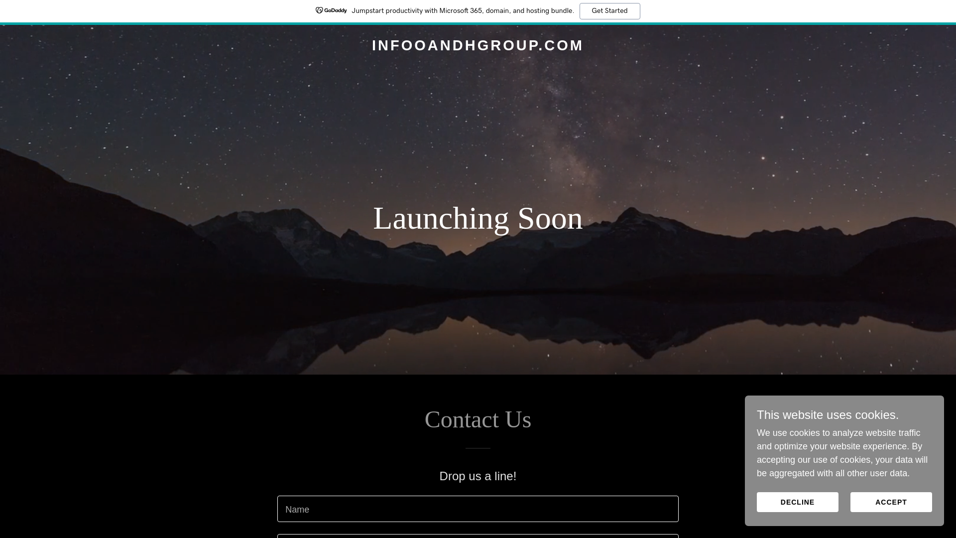 website screenshot of https://infooandhgroup.com/