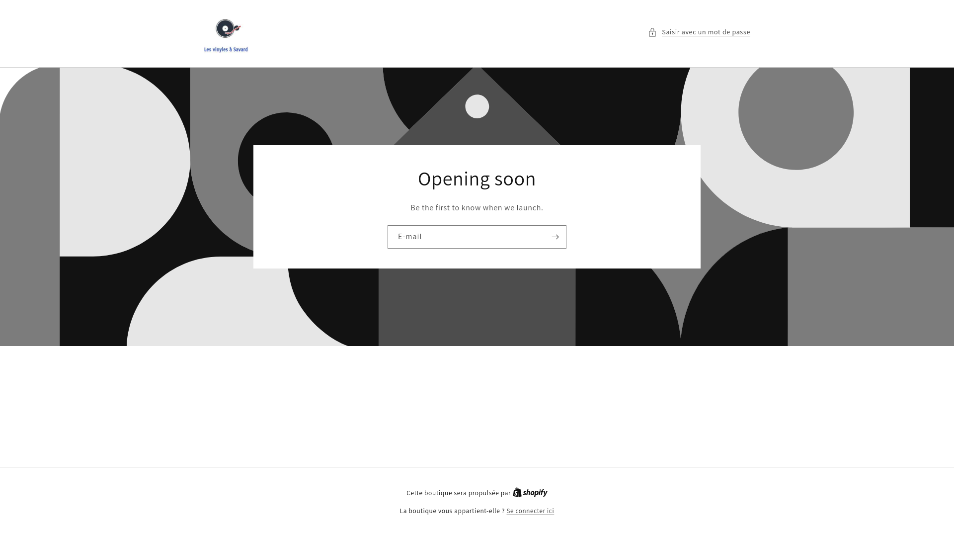 website screenshot of https://lesvinylesasavard.com/
