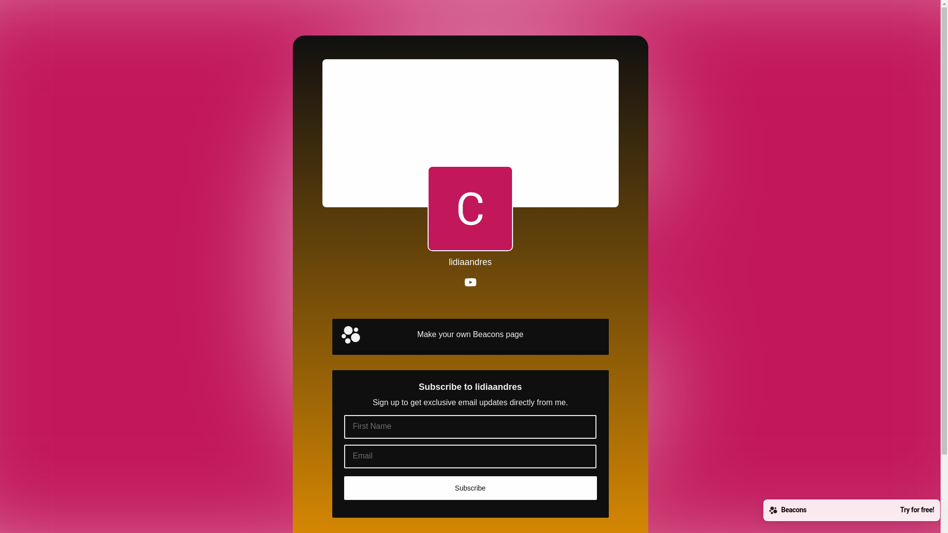 website screenshot of https://lidiaandres.xyz/