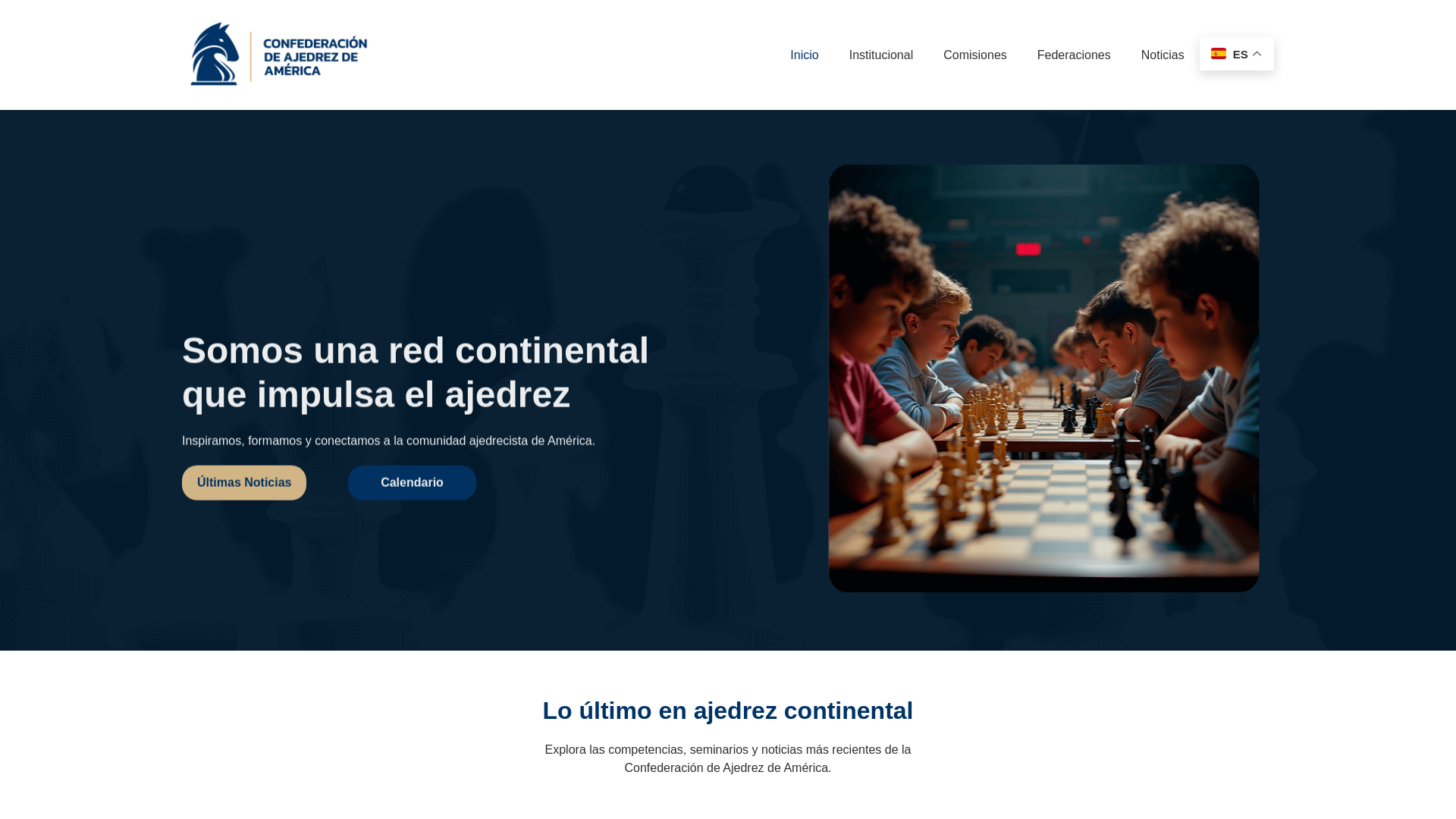 website screenshot of https://fideamerica.net/