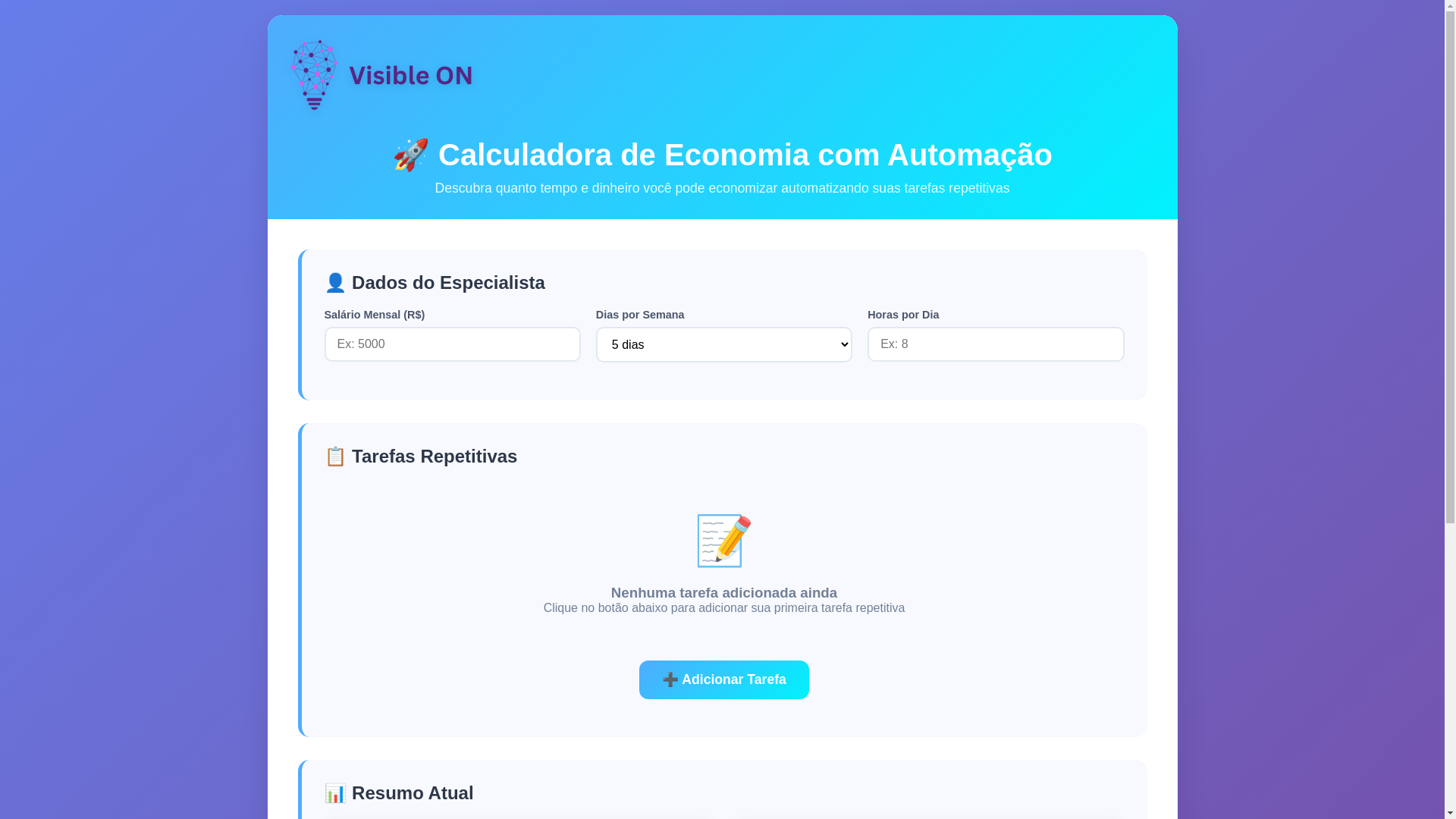 website screenshot of https://visibleon-calculator.pages.dev/