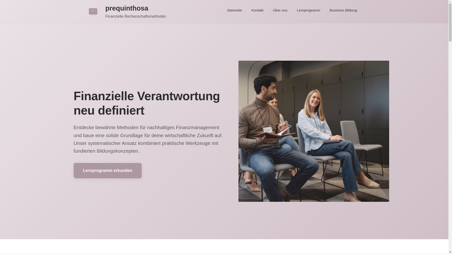 website screenshot of https://prequinthosa.com/