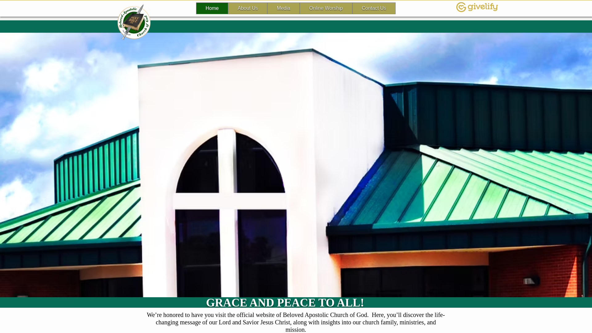 website screenshot of https://belovedchristianacademy.org