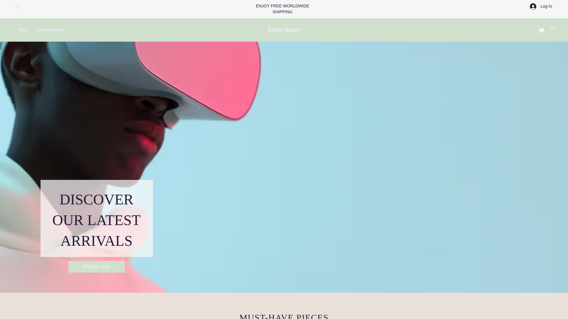 website screenshot of https://starbrightbeam.com/