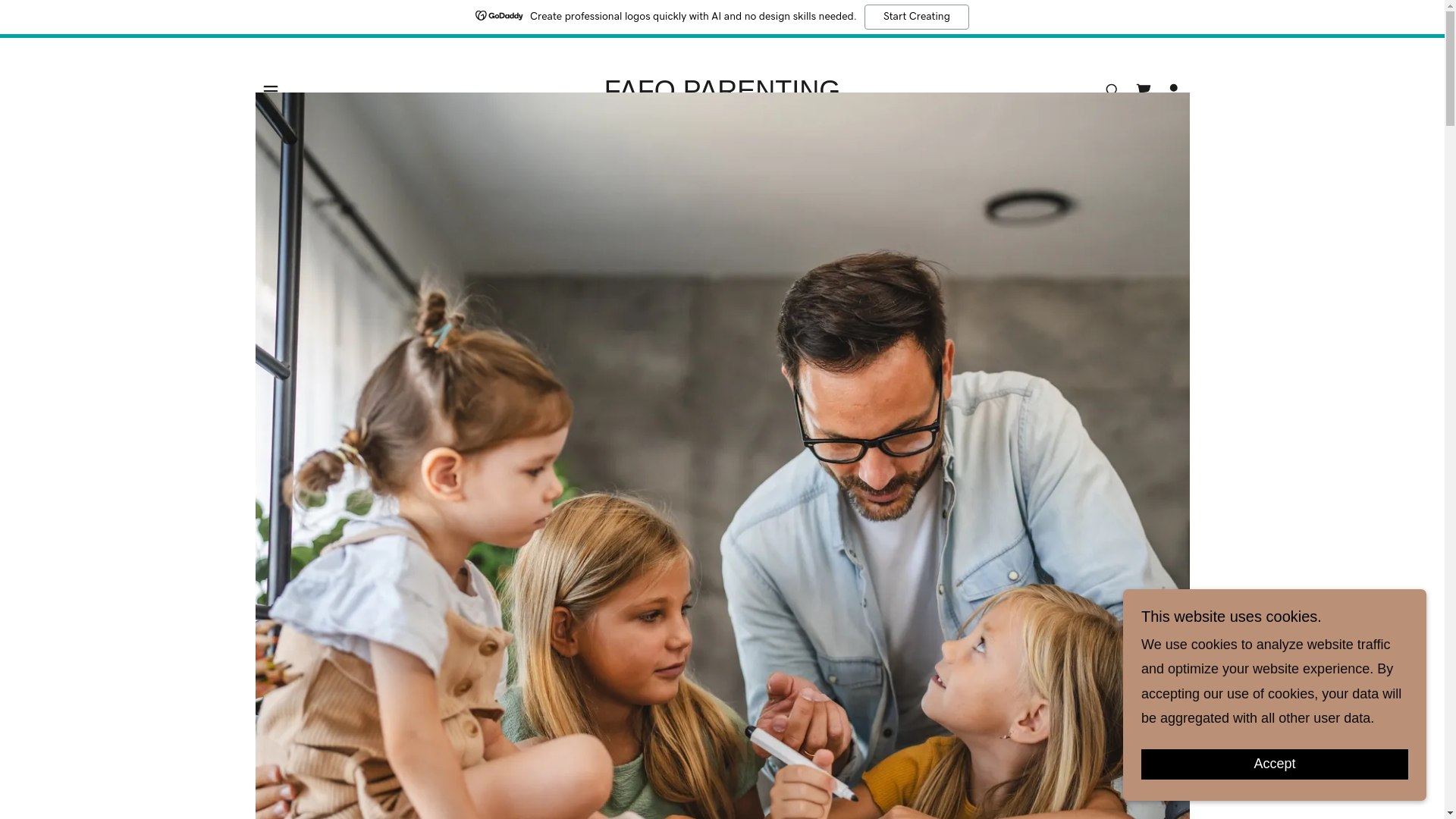 website screenshot of https://fafoparenting.life/