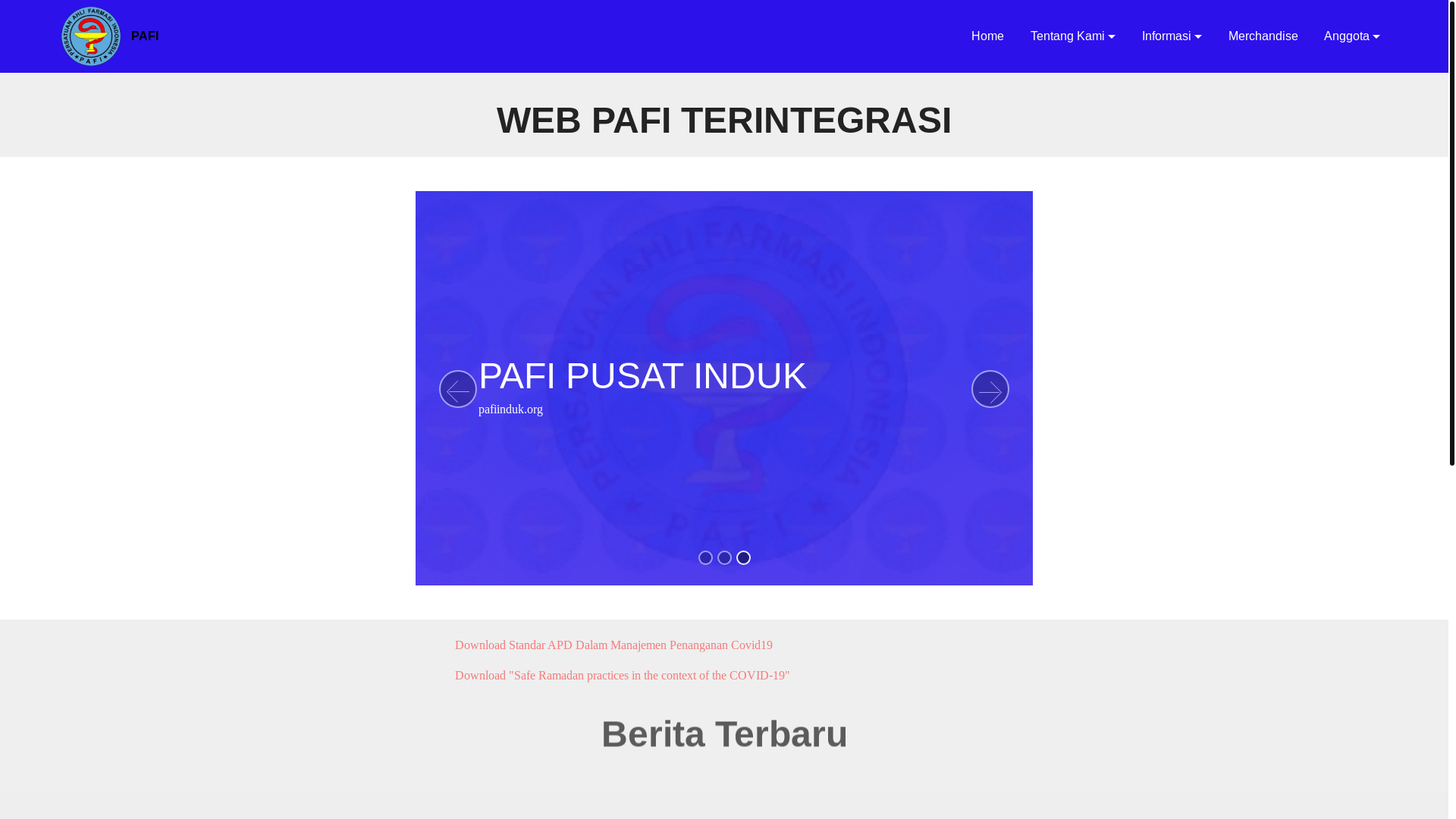 website screenshot of https://pafi-tangerangselatan-org.pages.dev/