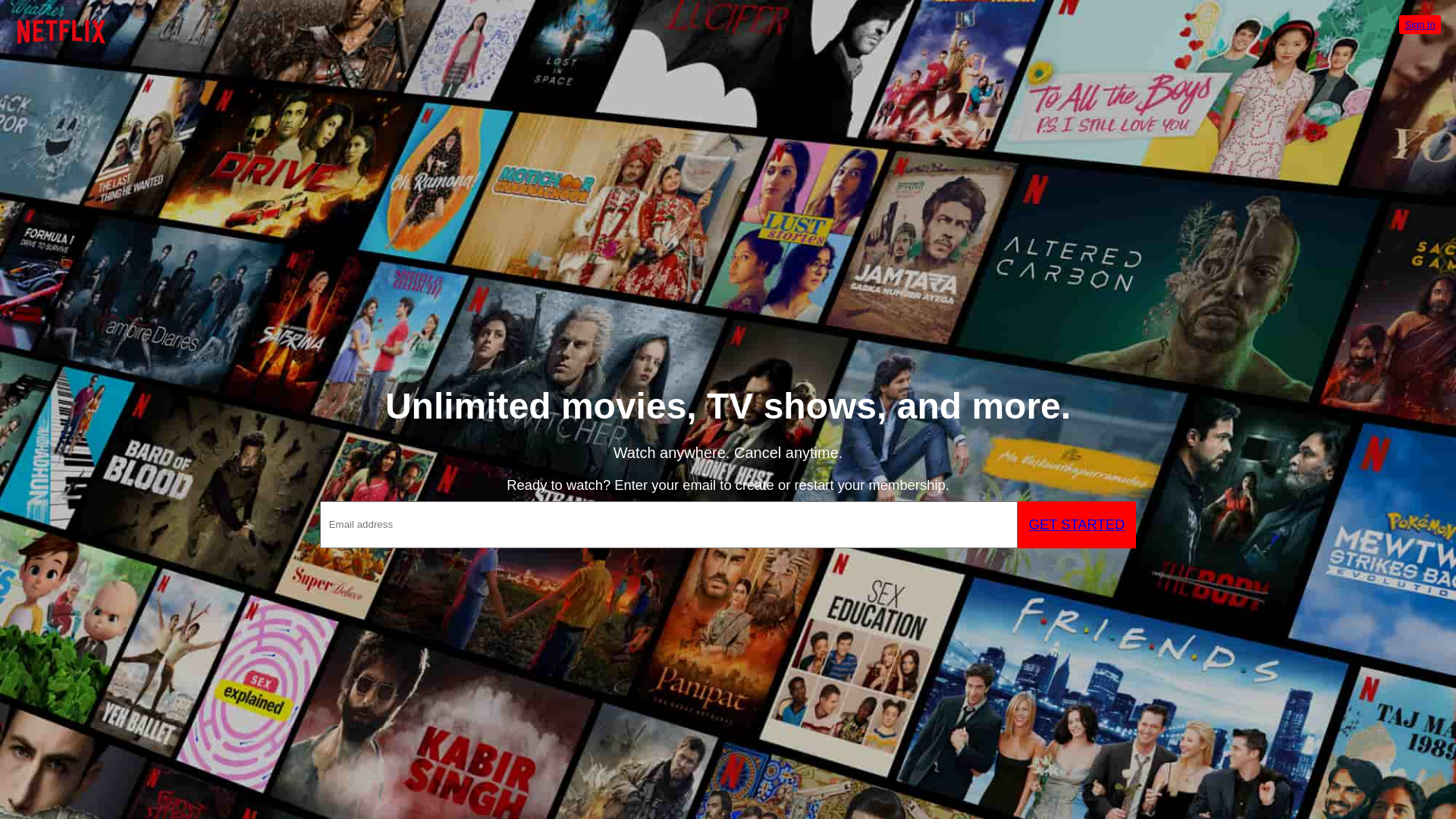 website screenshot of https://netflix-clone-beryl-three.vercel.app