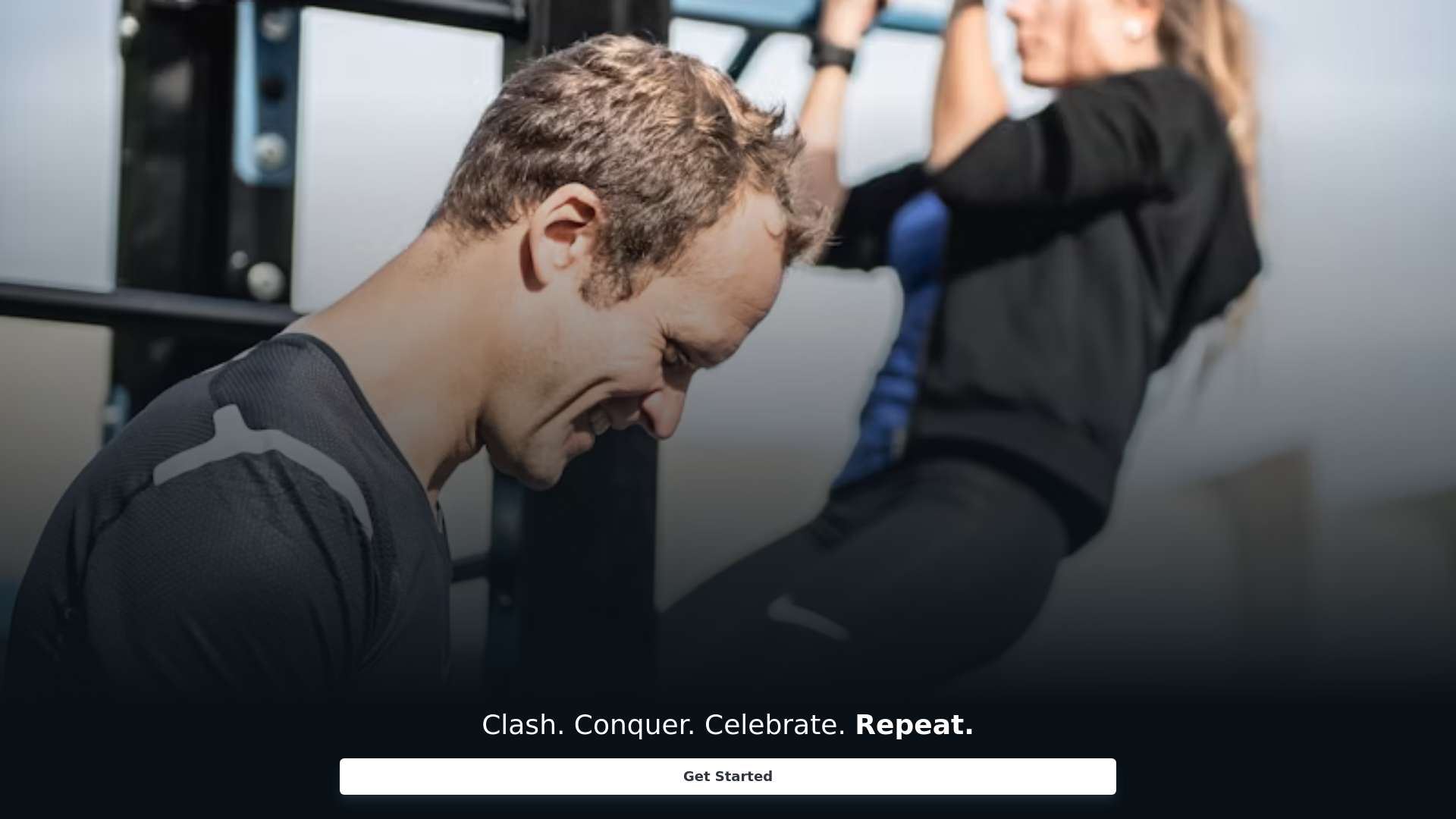 website screenshot of https://challengr-fitness-app.pages.dev/