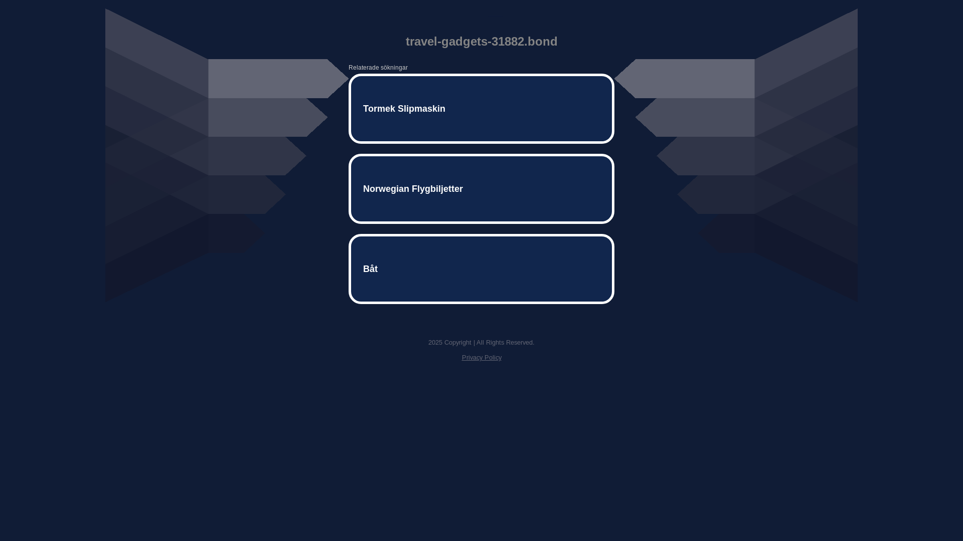 website screenshot of https://travel-gadgets-31882.bond/