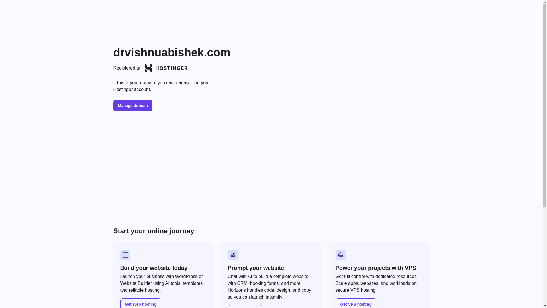 website screenshot of https://drvishnuabishek.com/