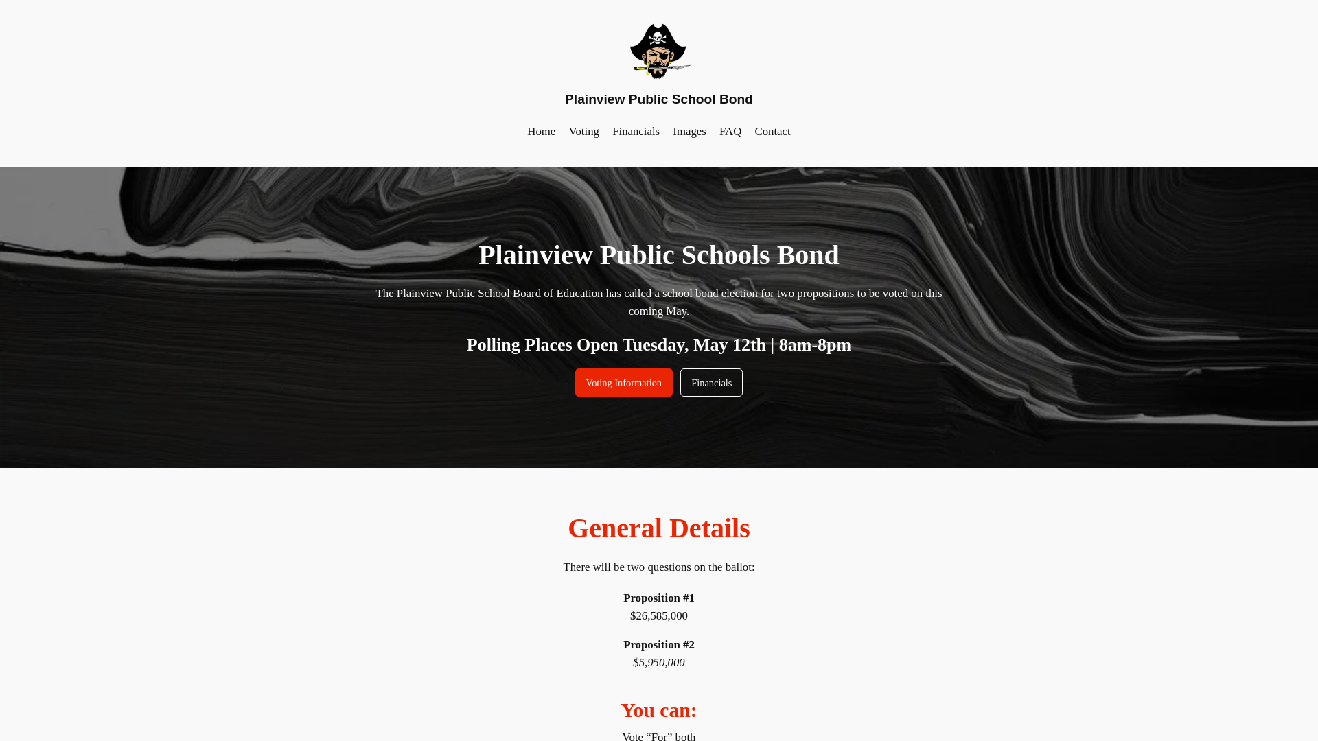 website screenshot of https://plainviewbond.com/