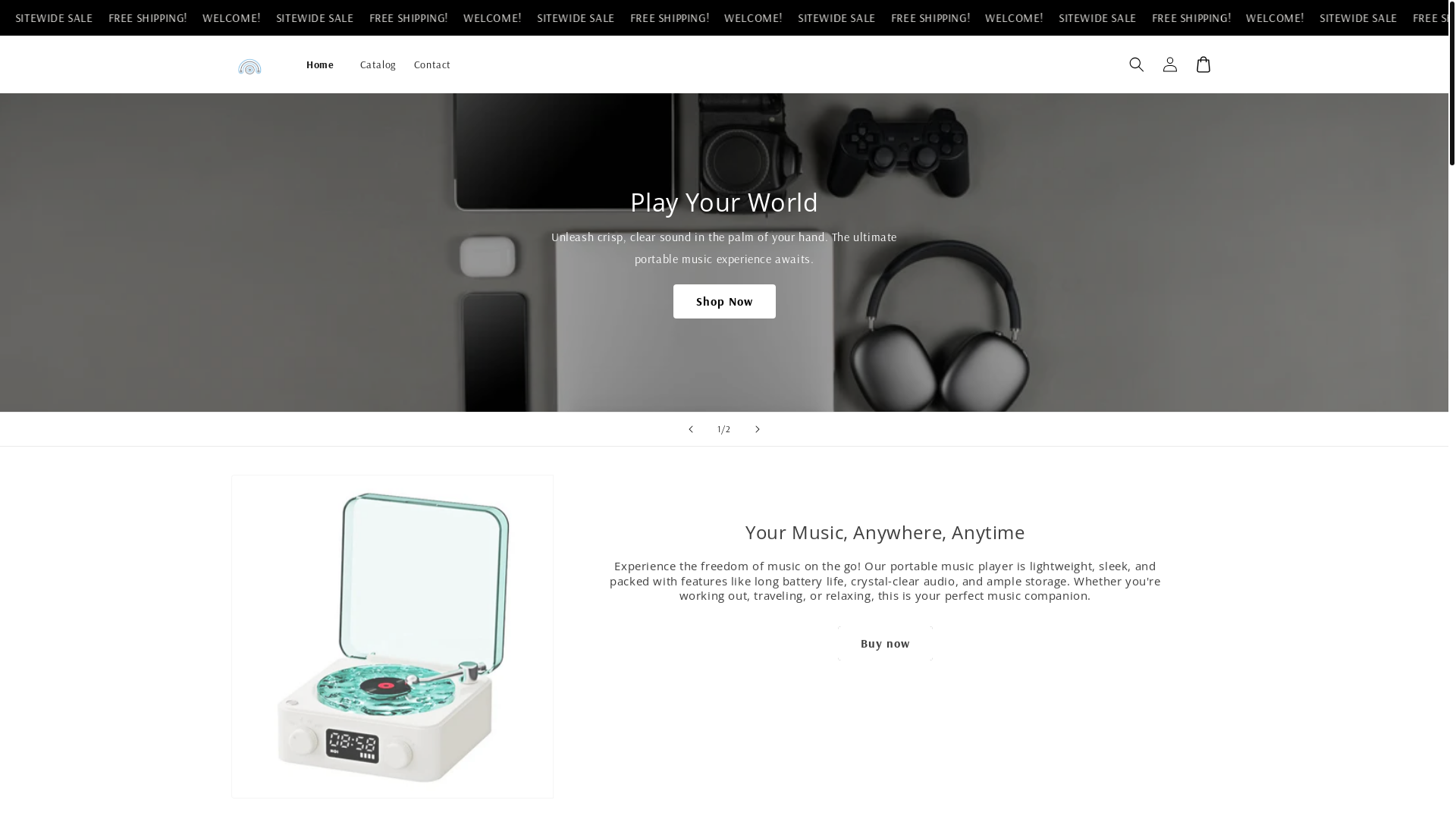 website screenshot of https://buybudgetelectronics.store/