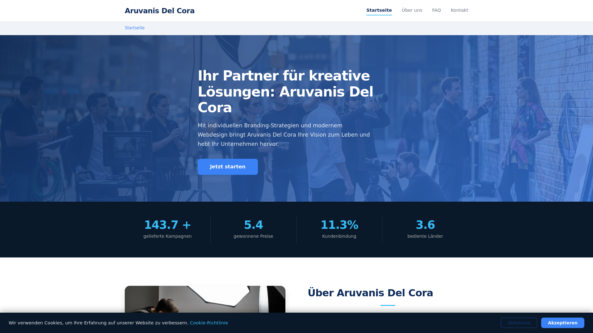 website screenshot of https://aruvanis-del-cora.de/